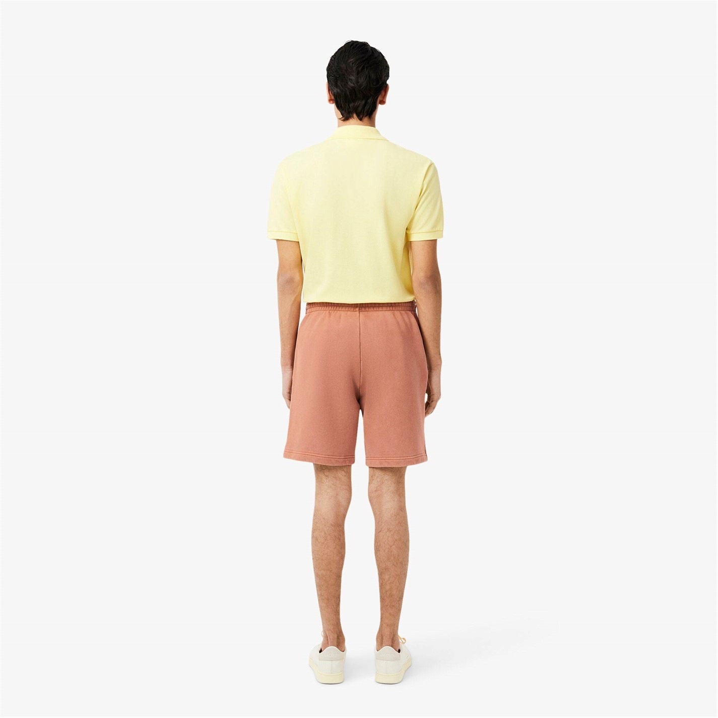 Kraťasy Lacoste Latte I1K 9058749 Men's Fleece Jogger Shorts - 7