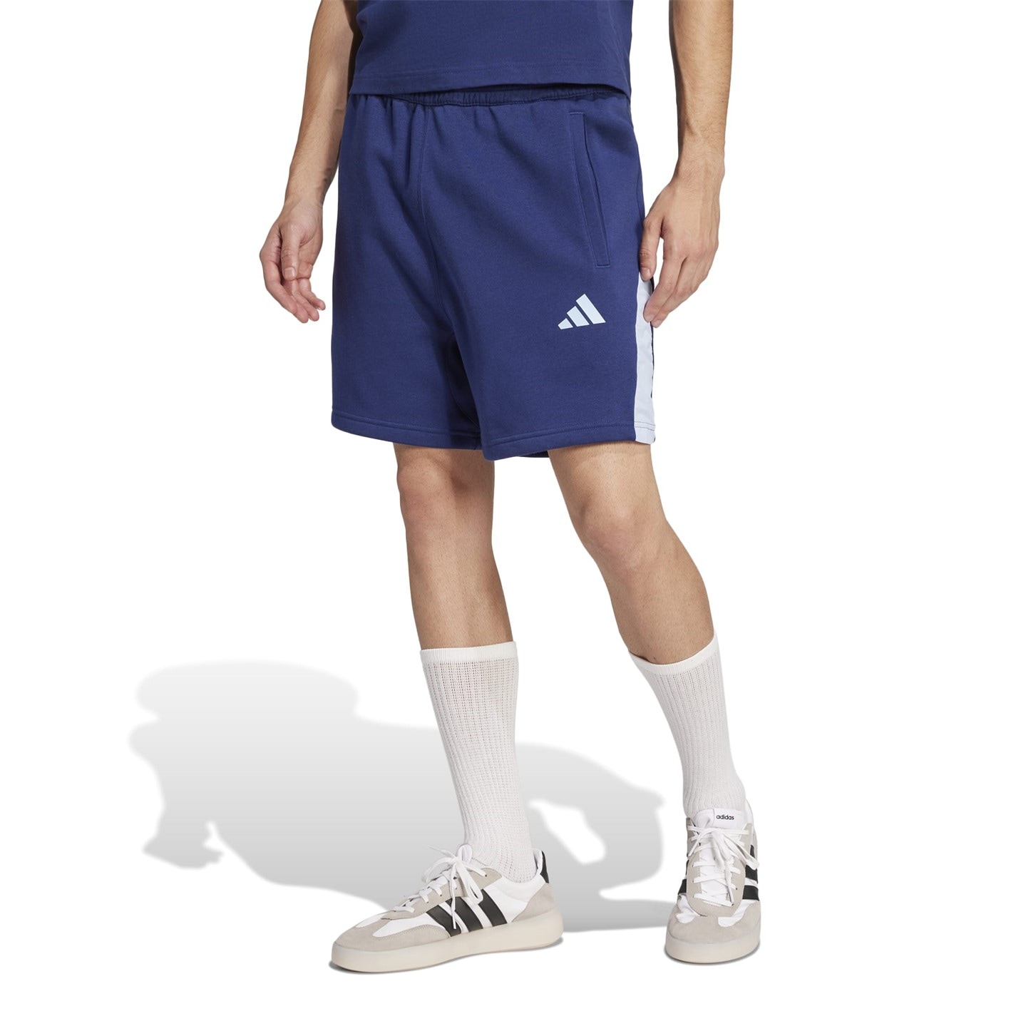 Kraťasy adidas Dark Blue 1955221 Seasonal Essentials Colorblock Shorts Mens - 2