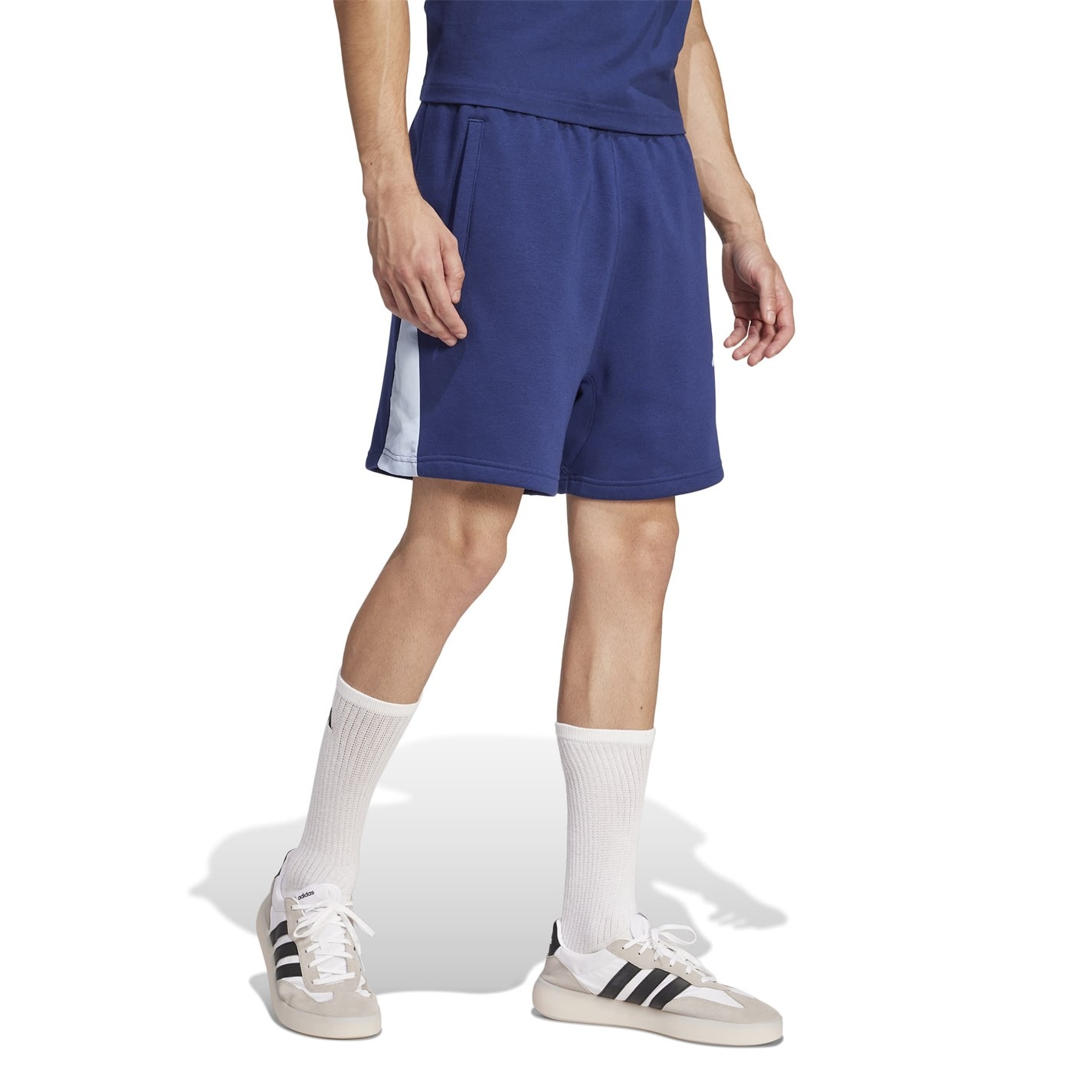 Kraťasy adidas Dark Blue 1955221 Seasonal Essentials Colorblock Shorts Mens - 4