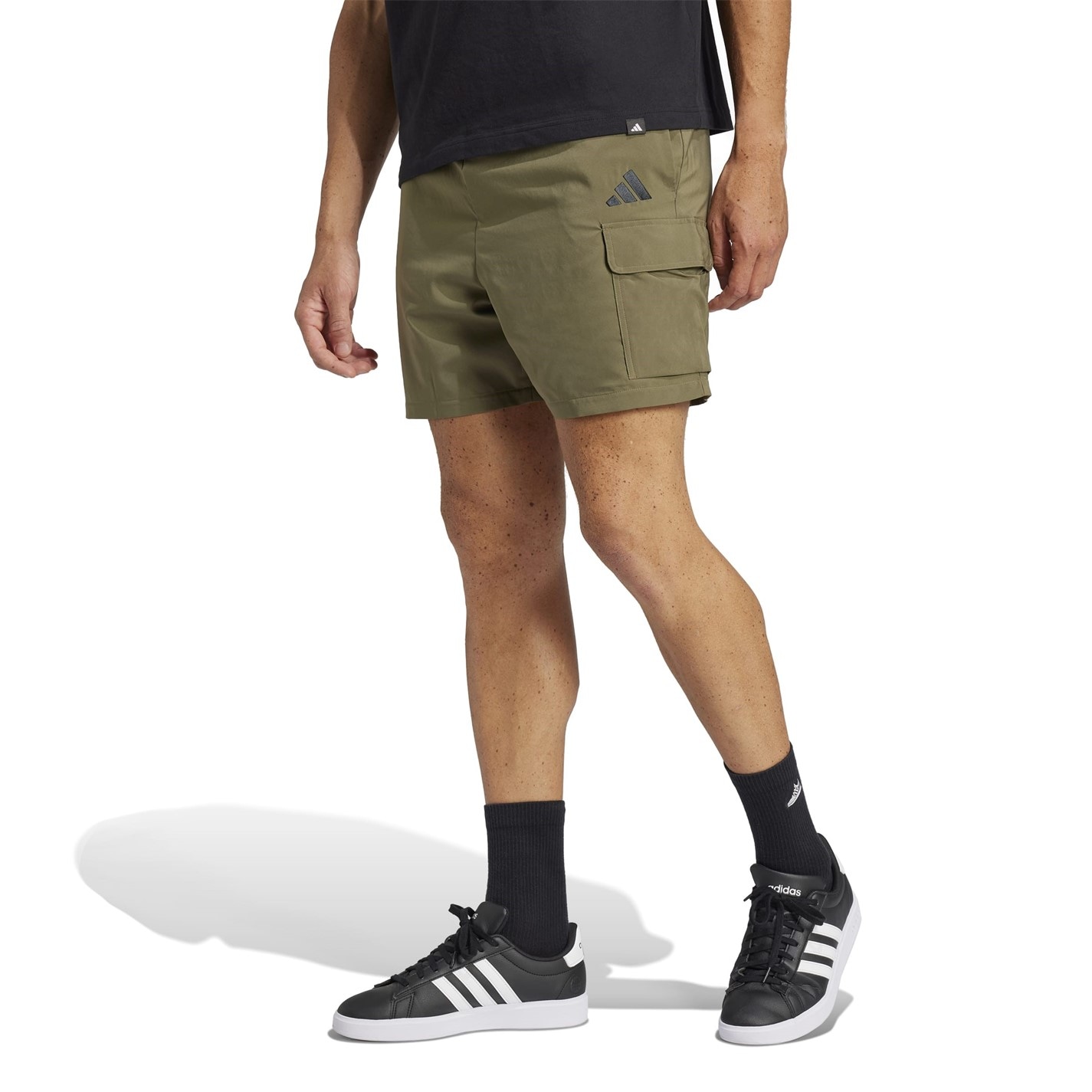 Kraťasy adidas Olive 3013190 Essentials Small Logo Cargo Chelsea Shorts - 2