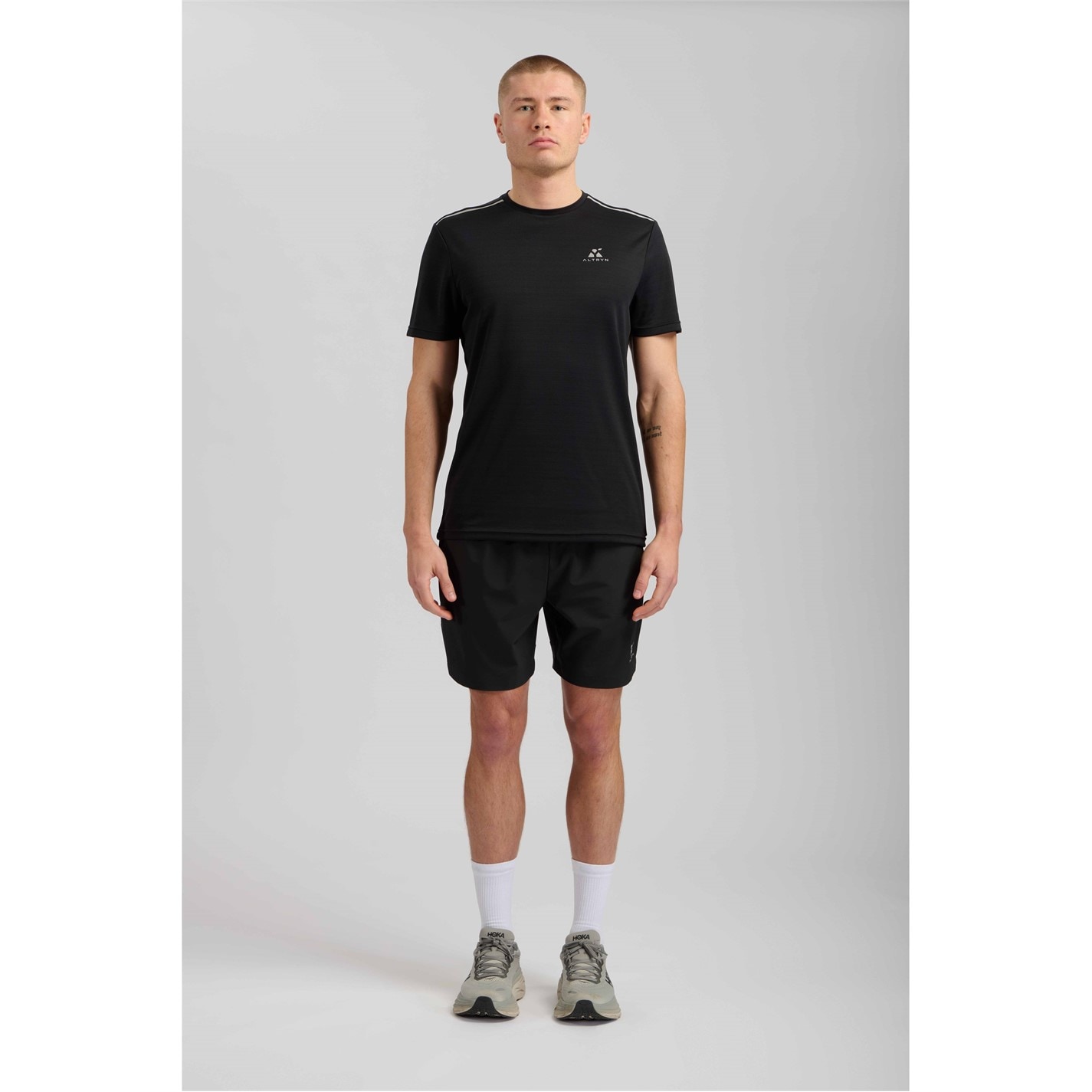 Kraťasy ALTRYN Grey Mix 8482246 Men's Fleece Jogger Shorts - 1