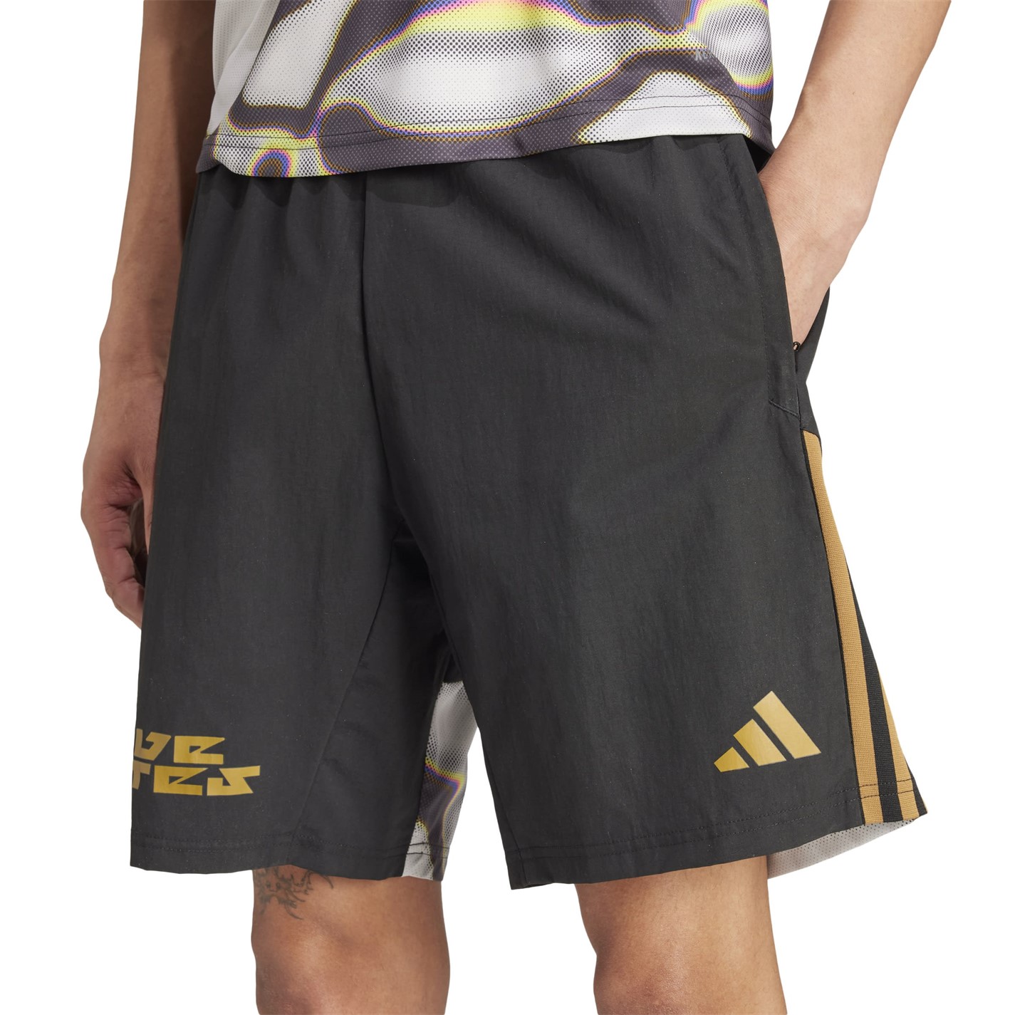 Kraťasy adidas Black 2033776 Tiro Pride Downtime Shorts Mens - 5