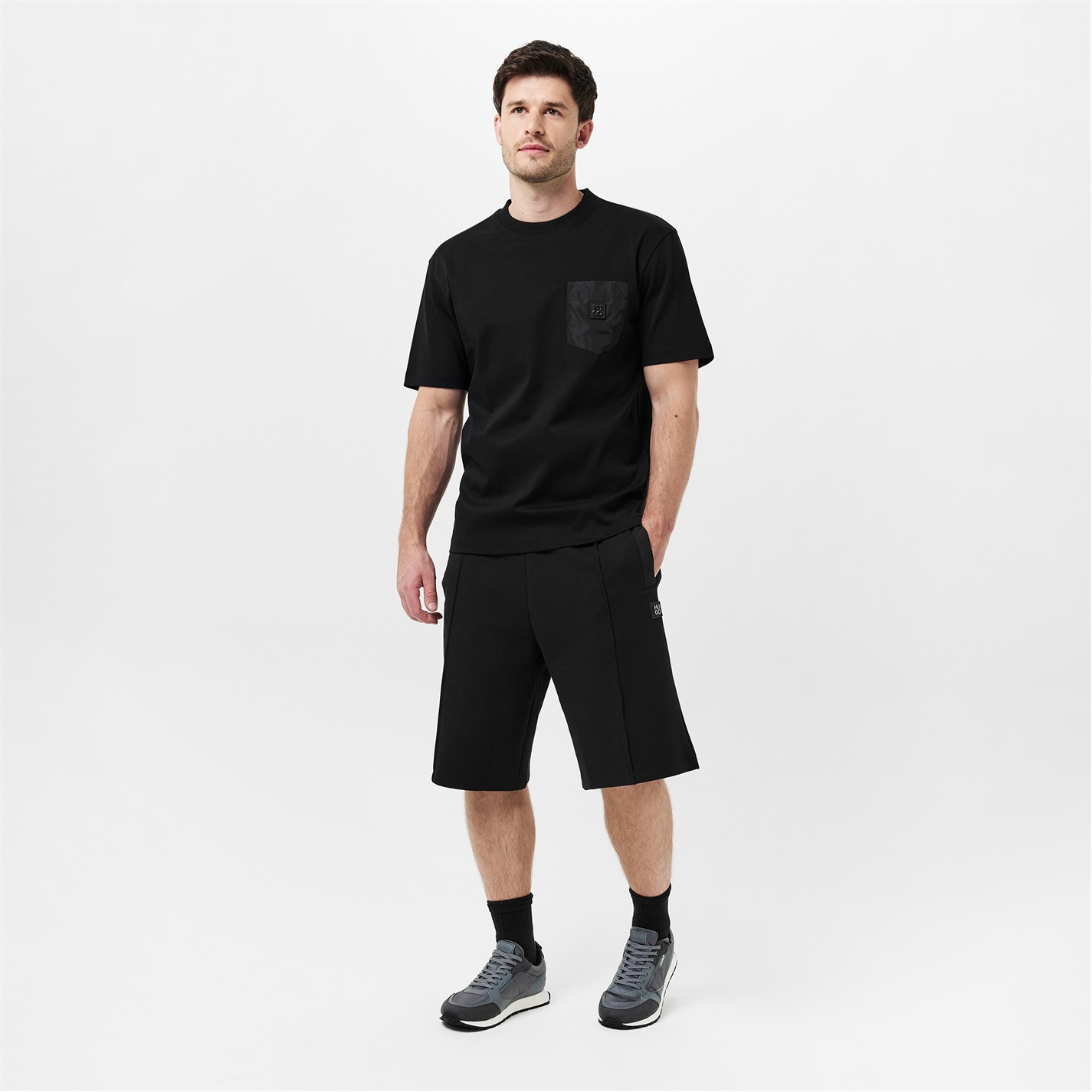 Kraťasy Hugo Black 001 6116402 Jogging Shorts - 6