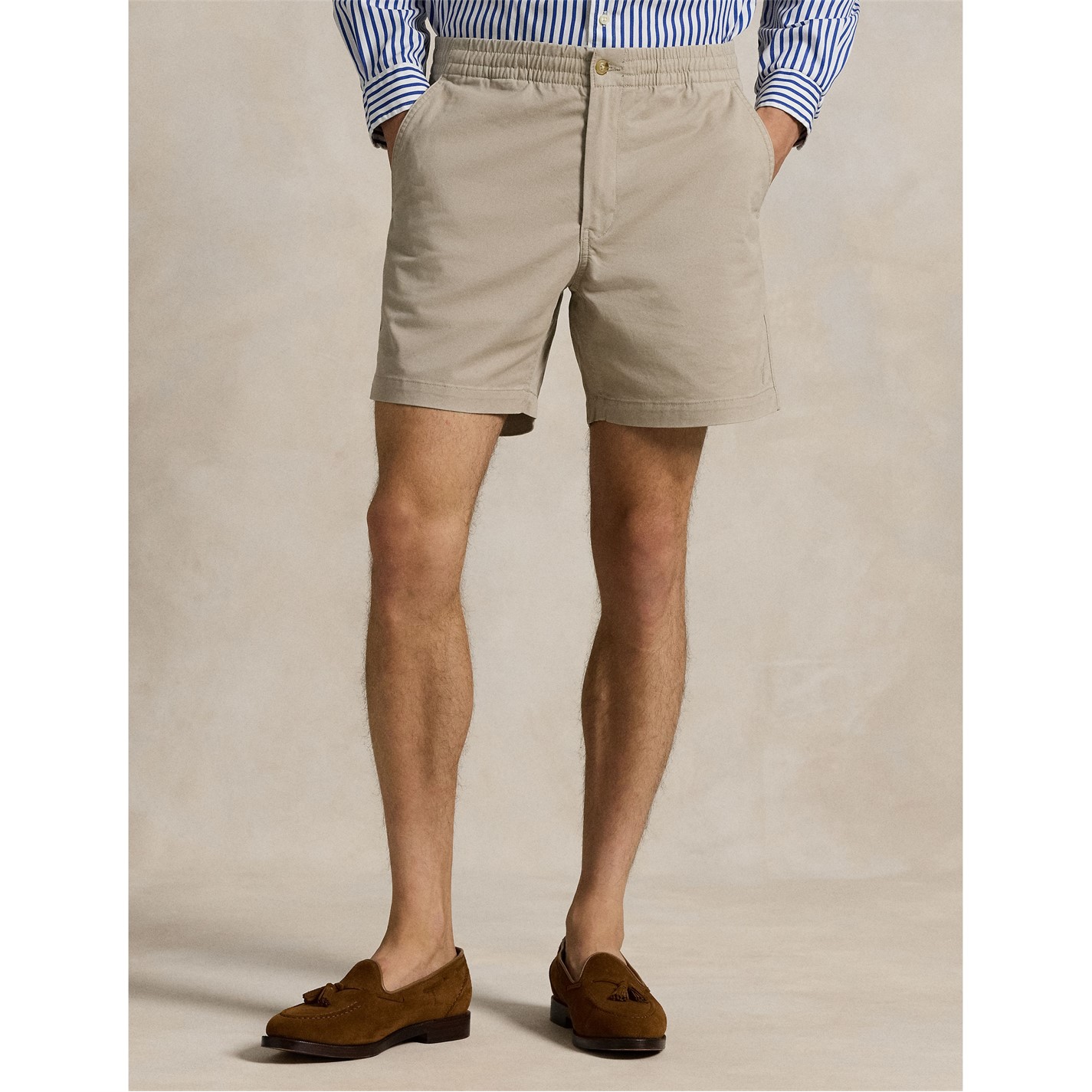 Kraťasy Polo Ralph Lauren Khaki Tan 4336557 Prepster Shorts - 2