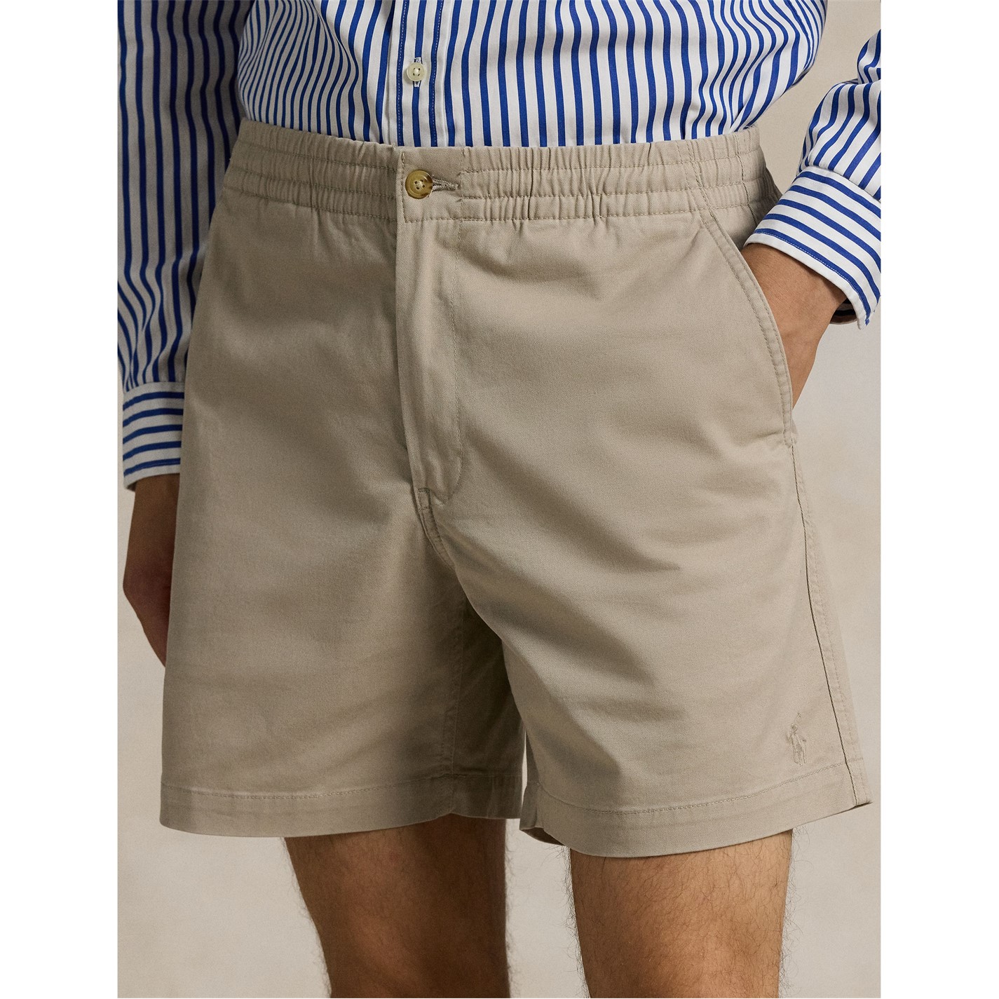 Kraťasy Polo Ralph Lauren Khaki Tan 4336557 Prepster Shorts - 4