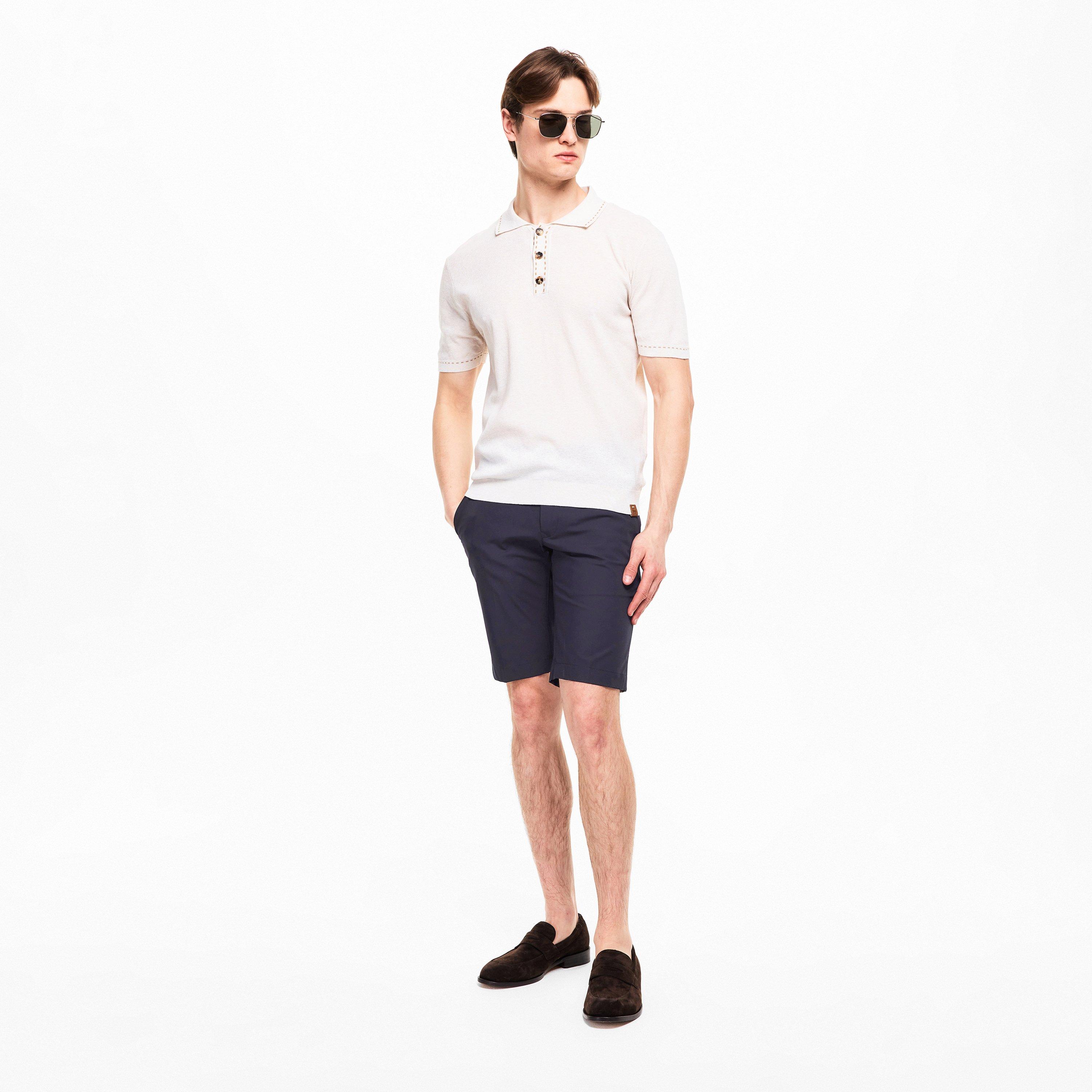 Kraťasy Jacob Cohen Y78 Blue 3864126 Men's Bob Tech Short Chino Shorts - 6