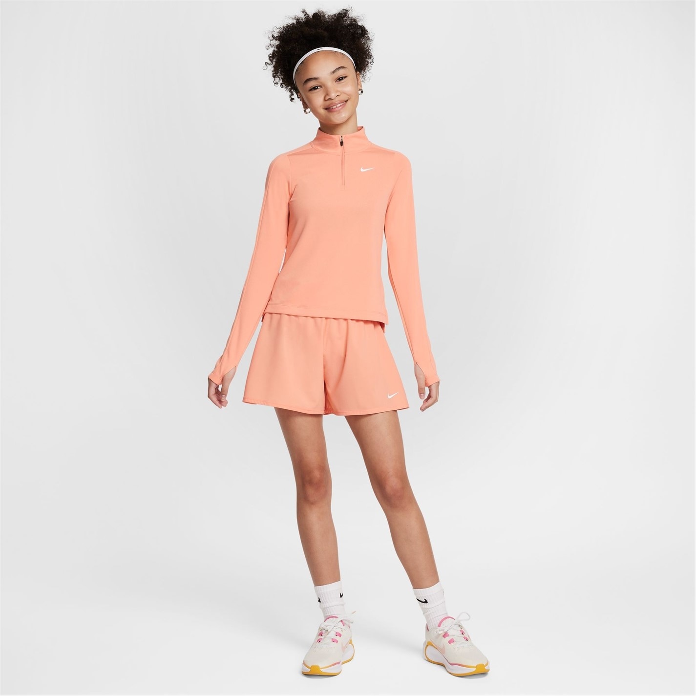 Nike Apricot Agate 4062017 Kids' Gym Shorts - 6