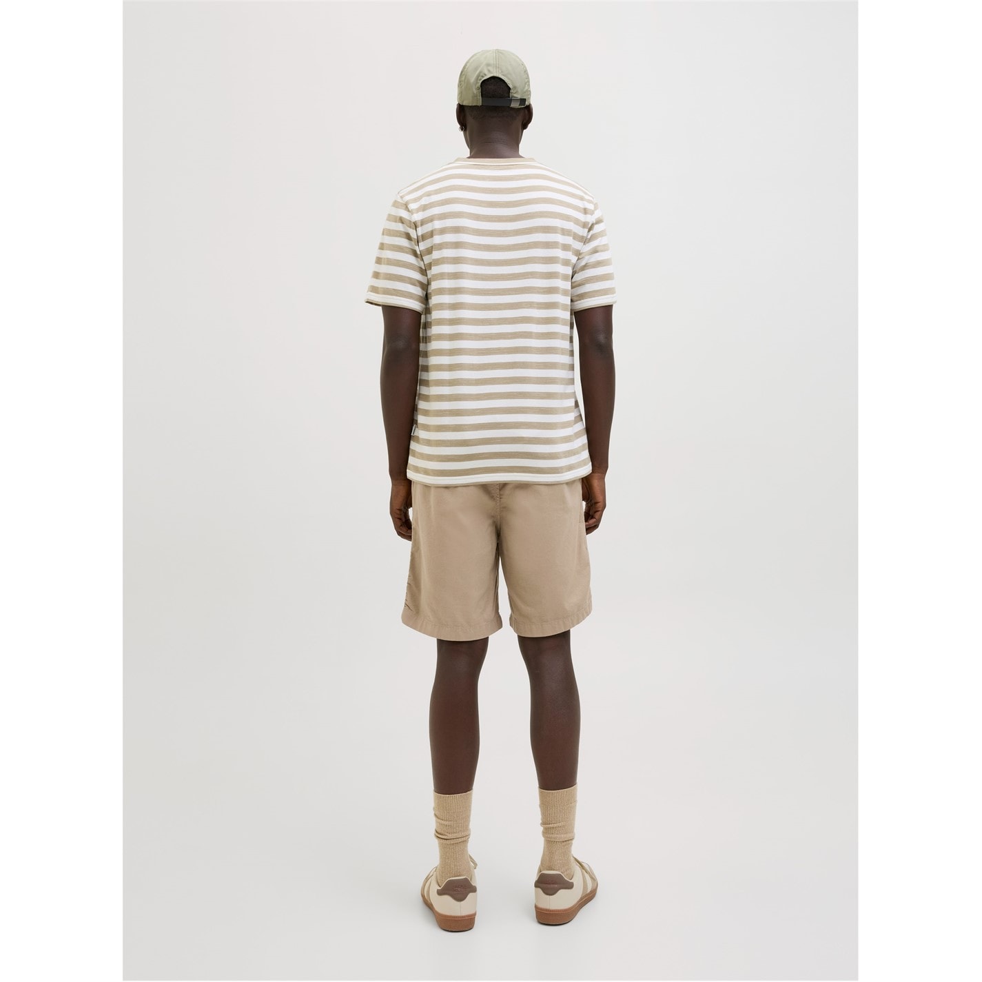 Kraťasy Jack and Jones Crockery 8190970 Men's Junior Linen Chino Shorts - 4