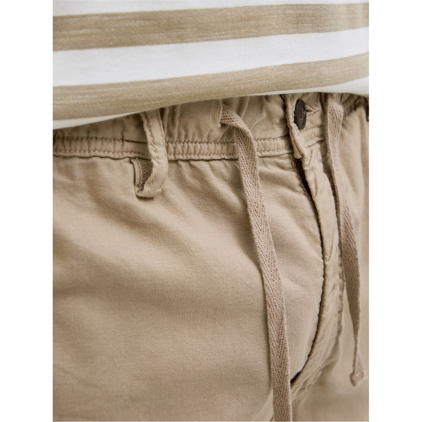 Kraťasy Jack and Jones Crockery 8190970 Men's Junior Linen Chino Shorts - 5