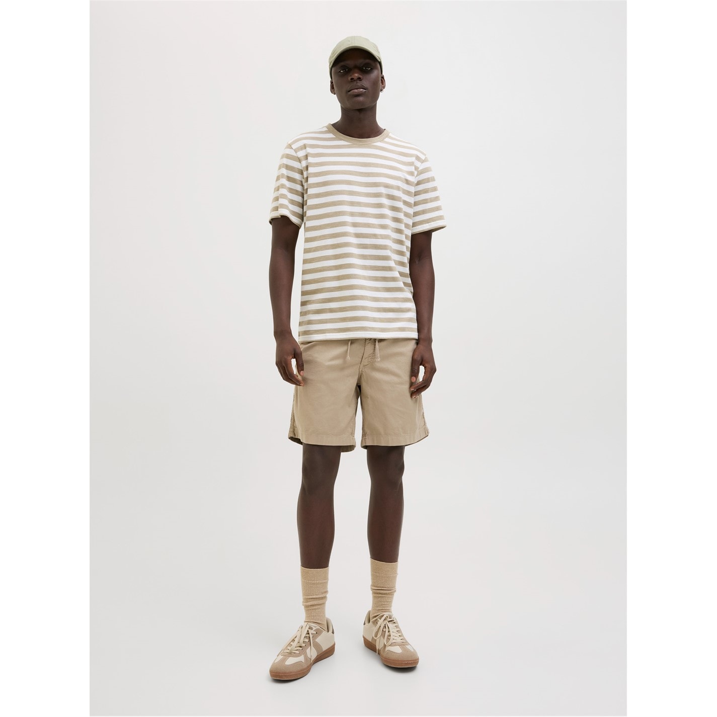 Kraťasy Jack and Jones Crockery 8190970 Men's Junior Linen Chino Shorts - 8