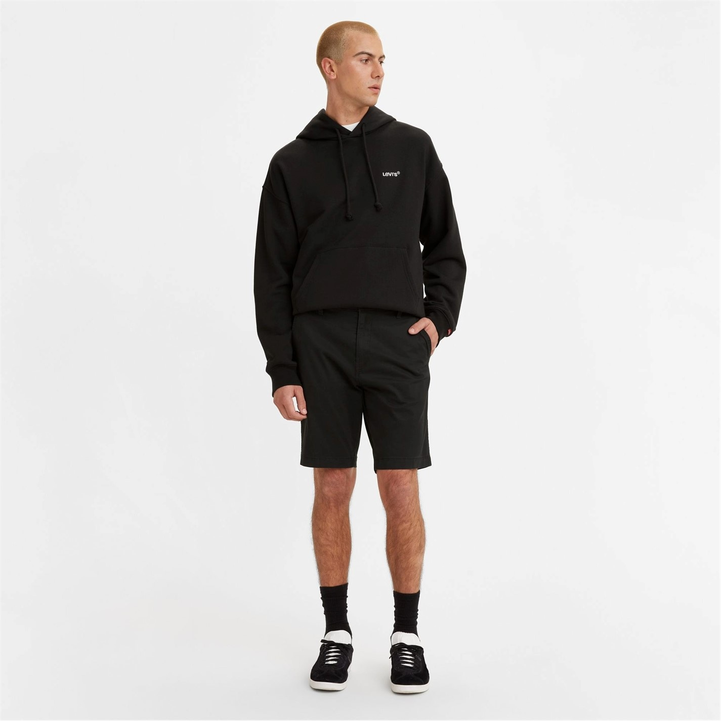 Kraťasy Levis Mineral Black 1254289 Tapered Chino Shorts - 2