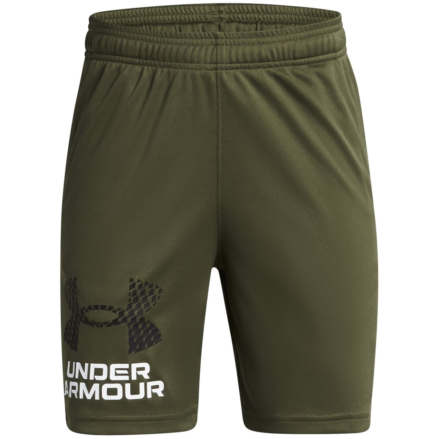 Under Armour Green 7851141 Ua Tech Logo Shorts Gym Short Boys - 1