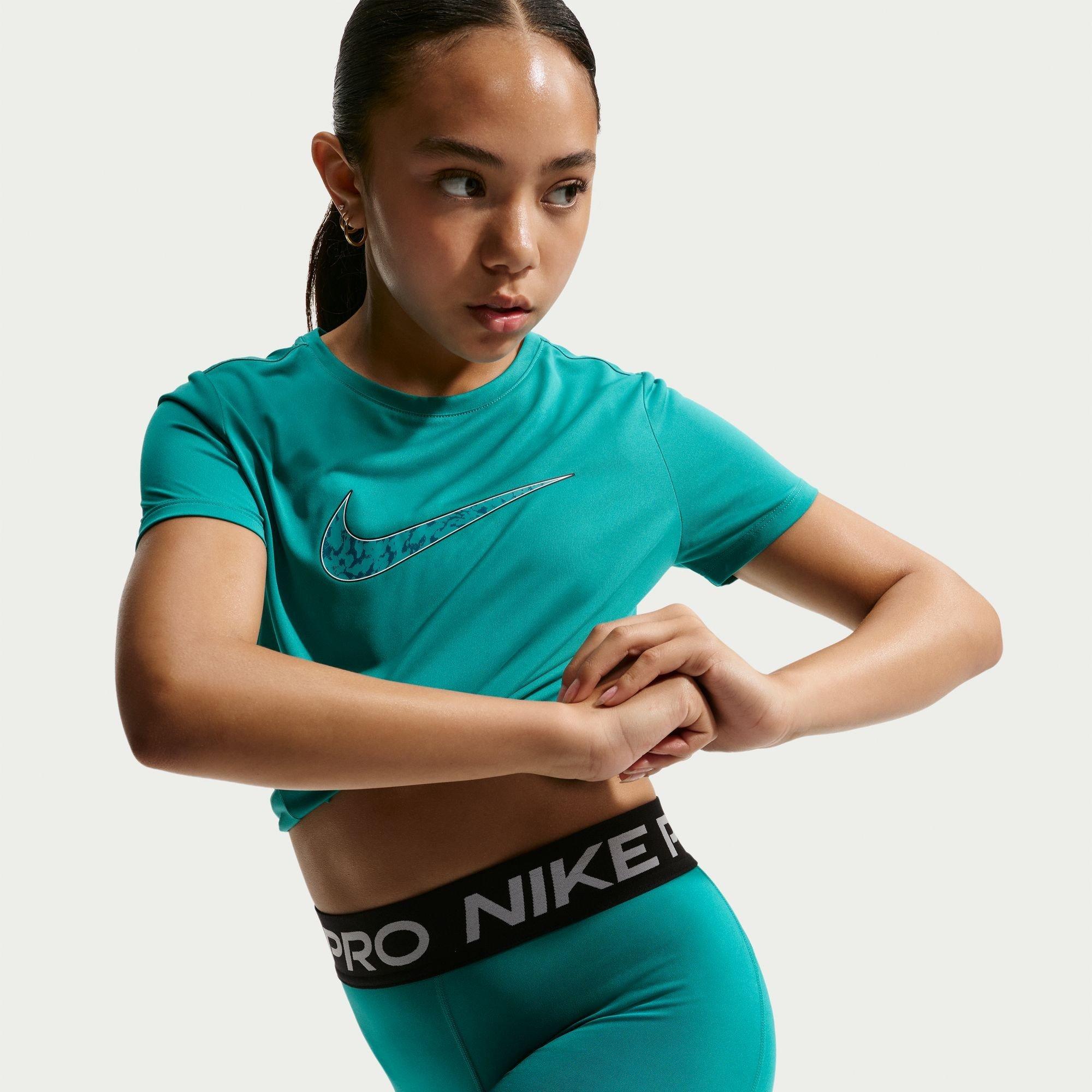 Nike Arctic Green 2431478 Pro Shorts Junior Girls - 3