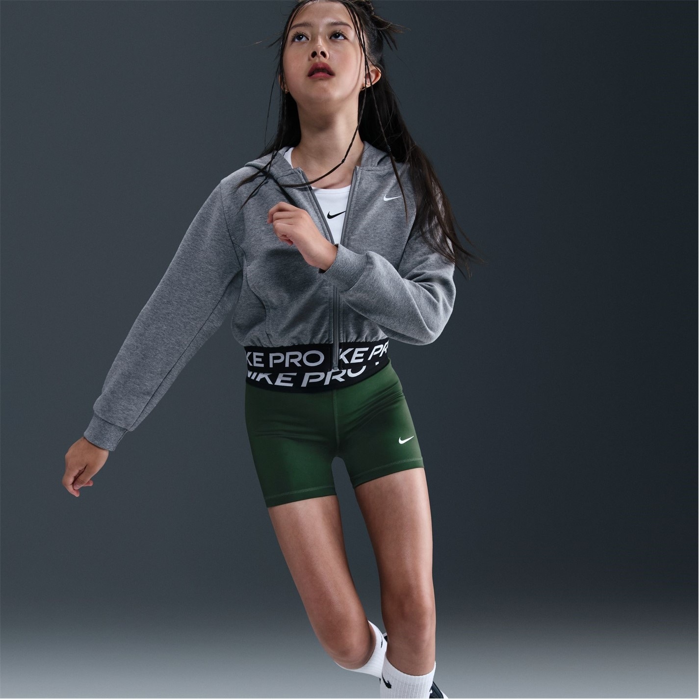 Nike Indigo 1615437 Pro Shorts Junior Girls - 11