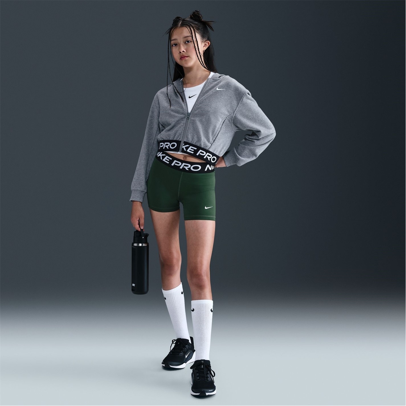 Nike Indigo 1615437 Pro Shorts Junior Girls - 7