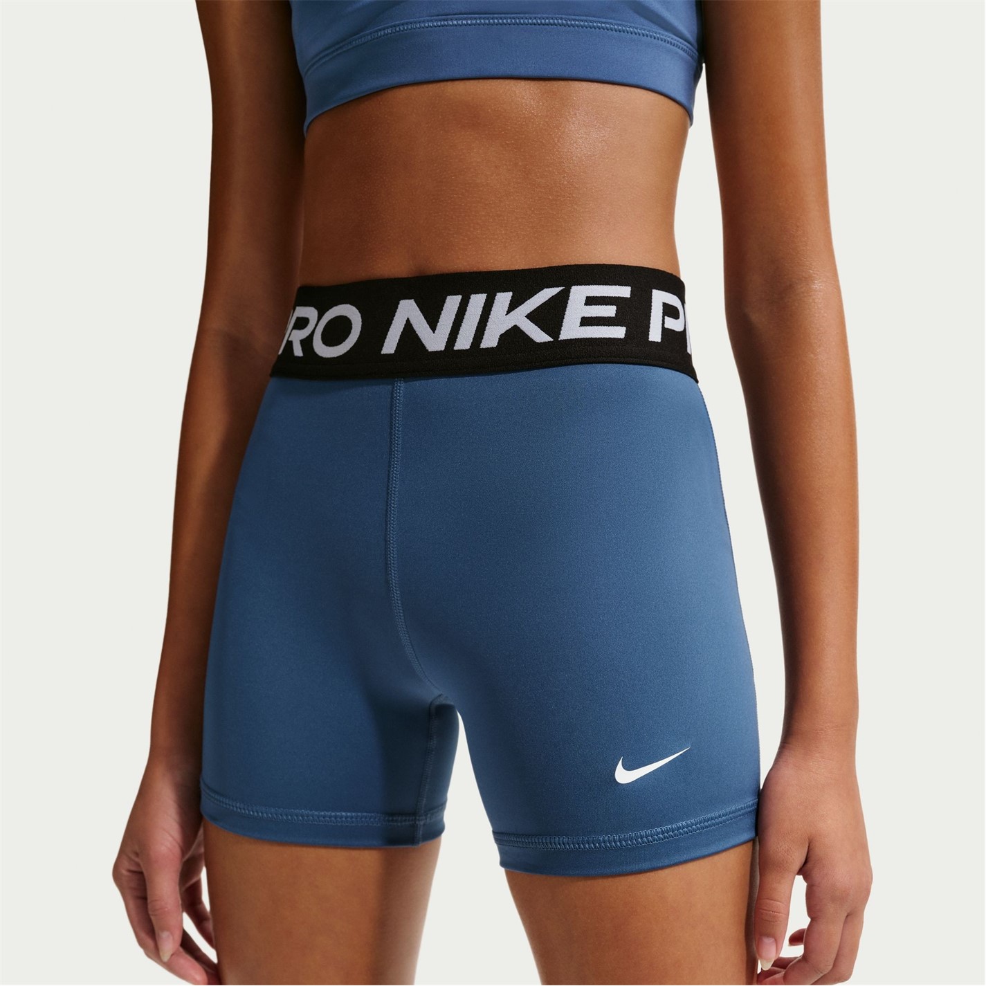 Nike Mystic Navy 9954646 Pro Shorts Junior Girls - 5