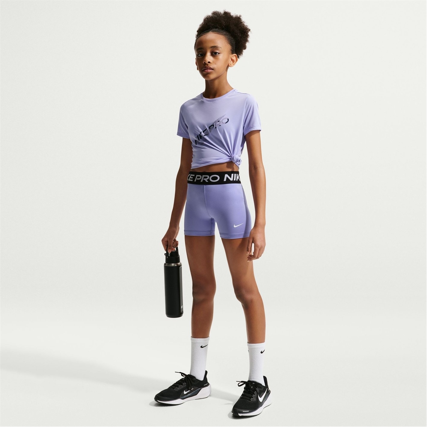 Nike Light Thistle 4822770 Pro Shorts Junior Girls - 7