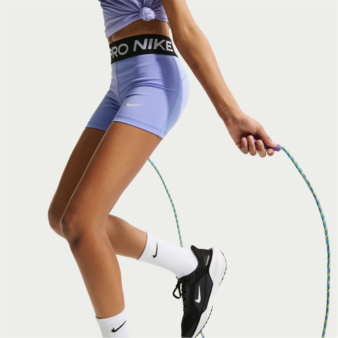 Nike Light Thistle 4822770 Pro Shorts Junior Girls - 9