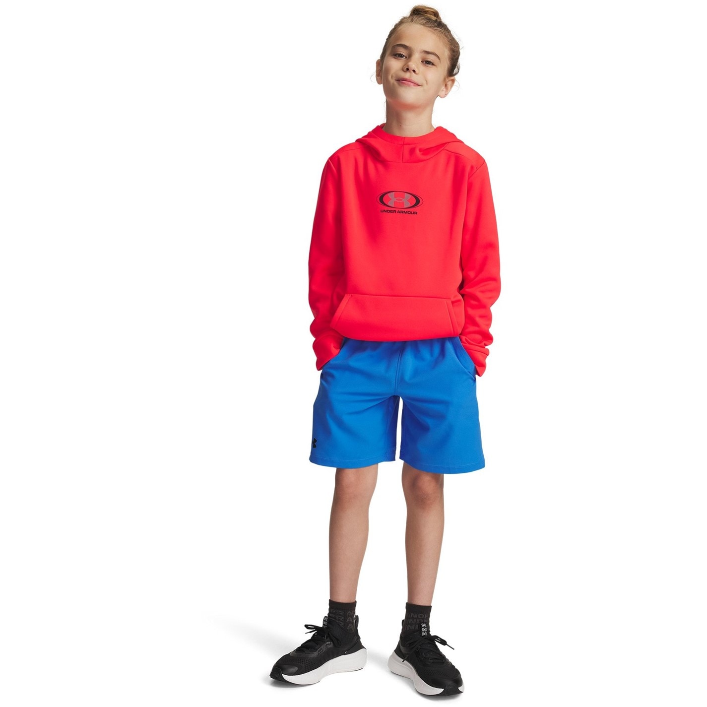 Under Armour Blue 521408 Kids' Vanish Training Shorts - 6