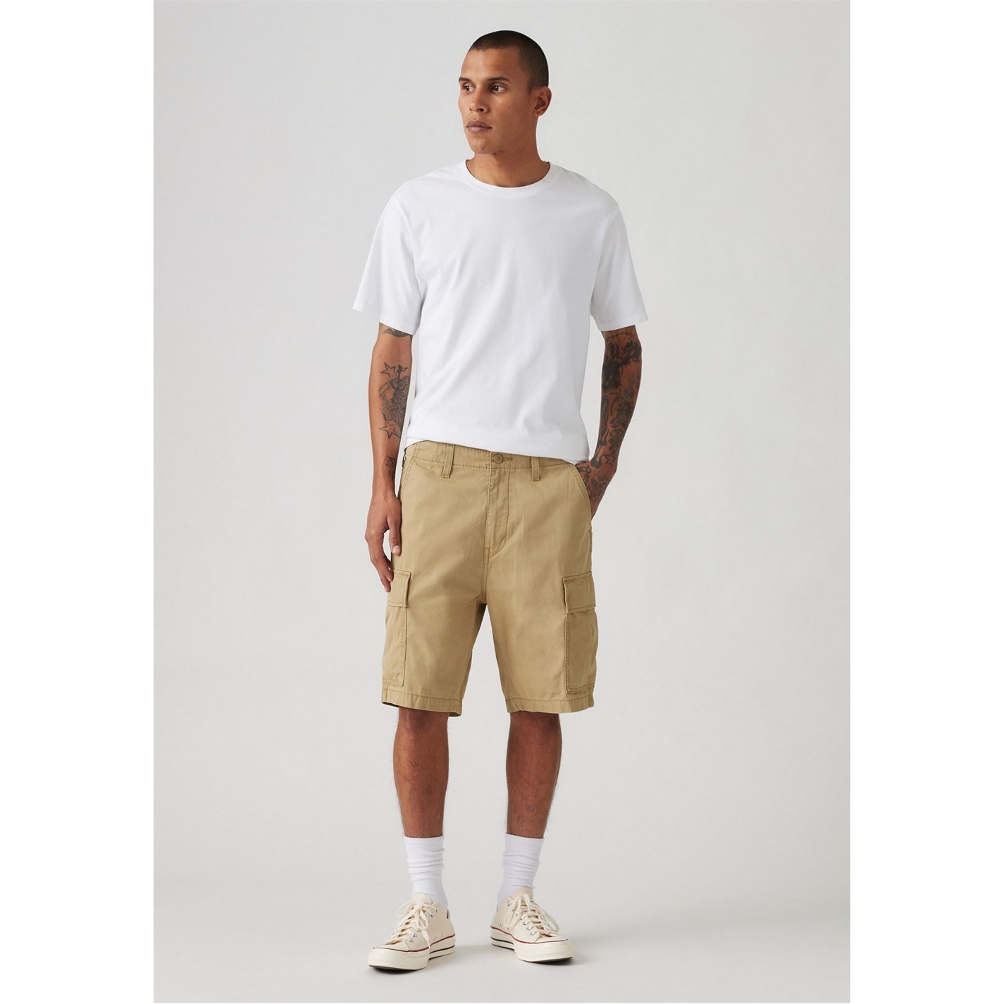 Kraťasy Levis Green 7812315 Mens Carrier Meteorite Cargo Shorts - 2