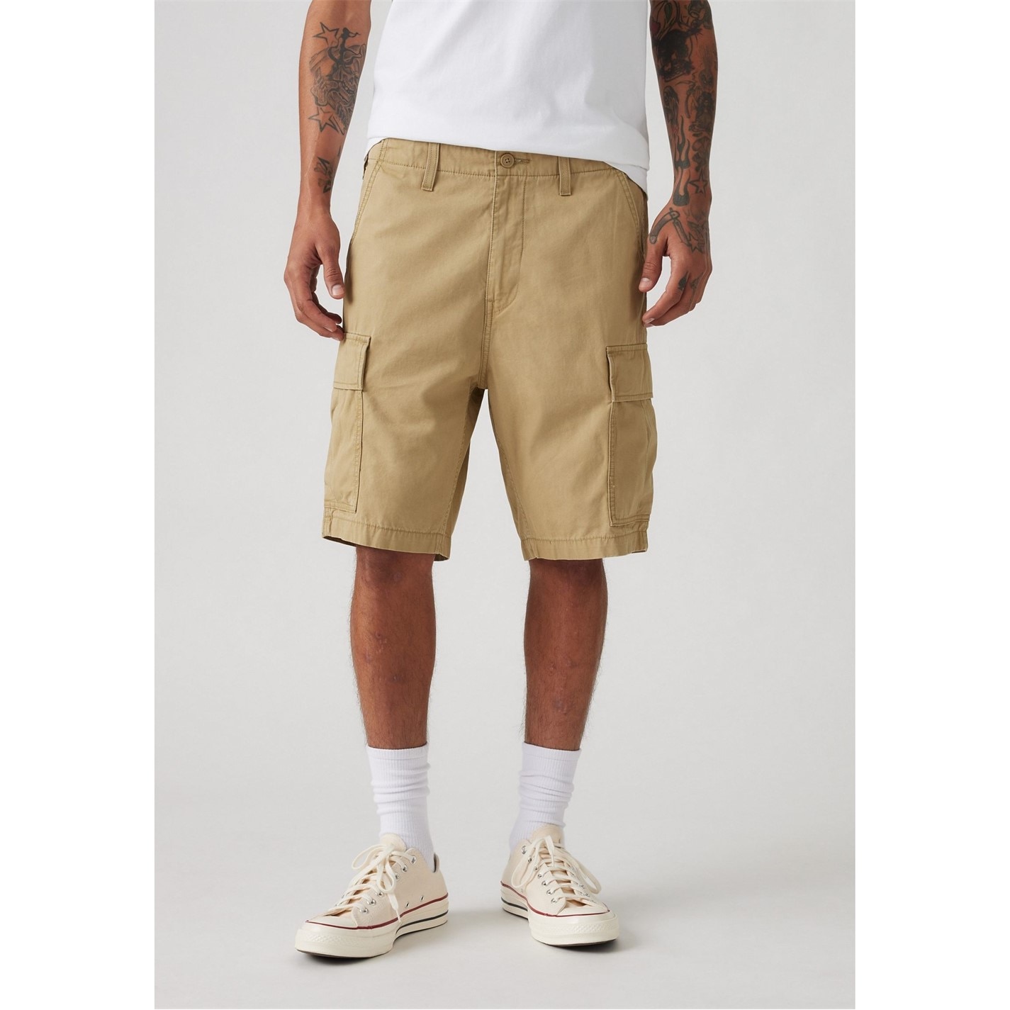 Kraťasy Levis Green 7812315 Mens Carrier Meteorite Cargo Shorts - 4