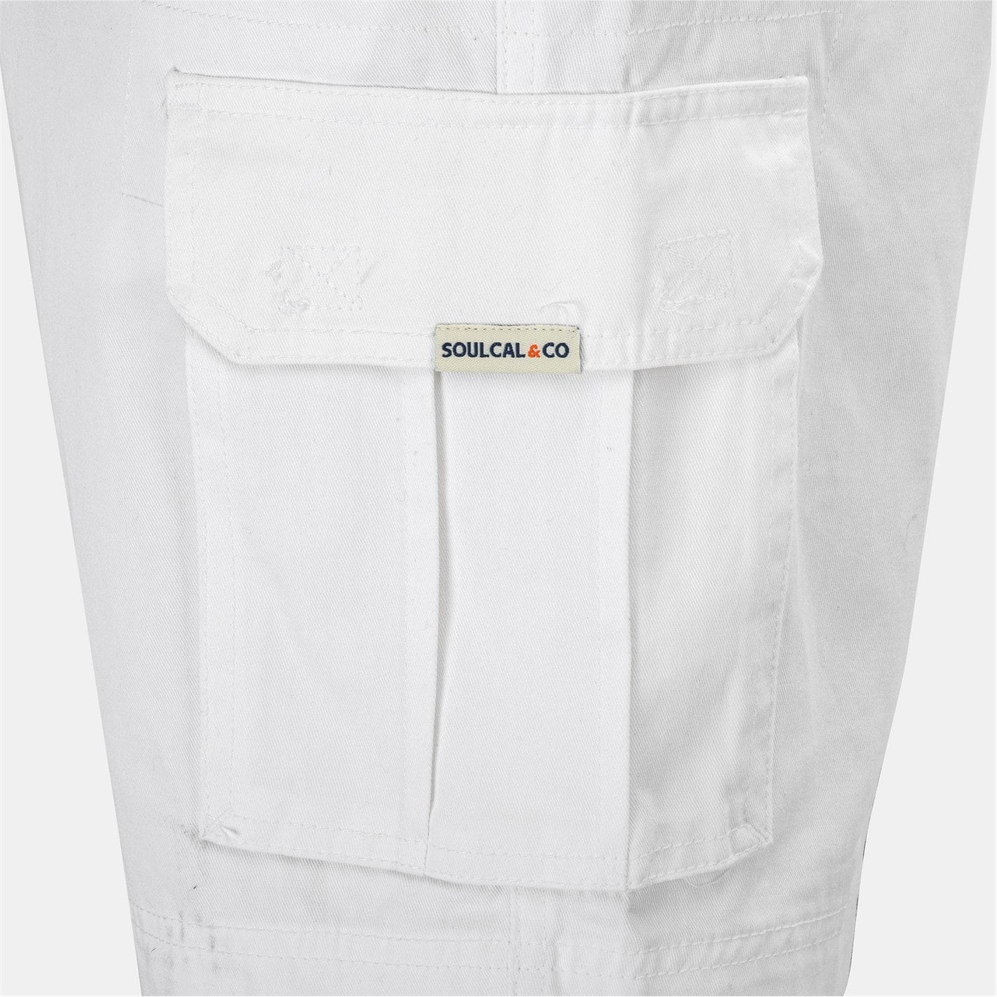 Kraťasy SoulCal White 7515307 Washed Short Mens - 6