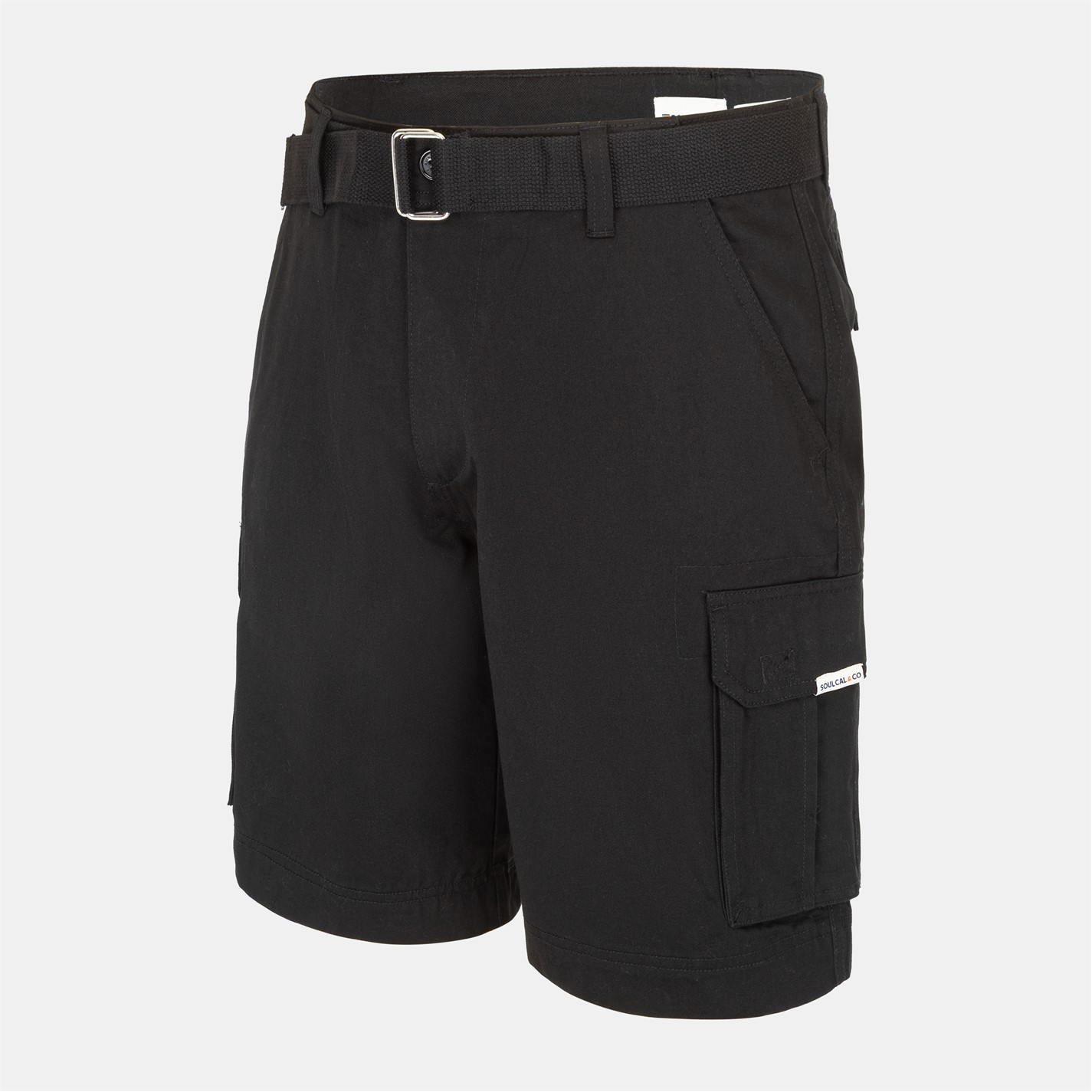 Kraťasy SoulCal Black 5153504 Washed Short Mens - 3