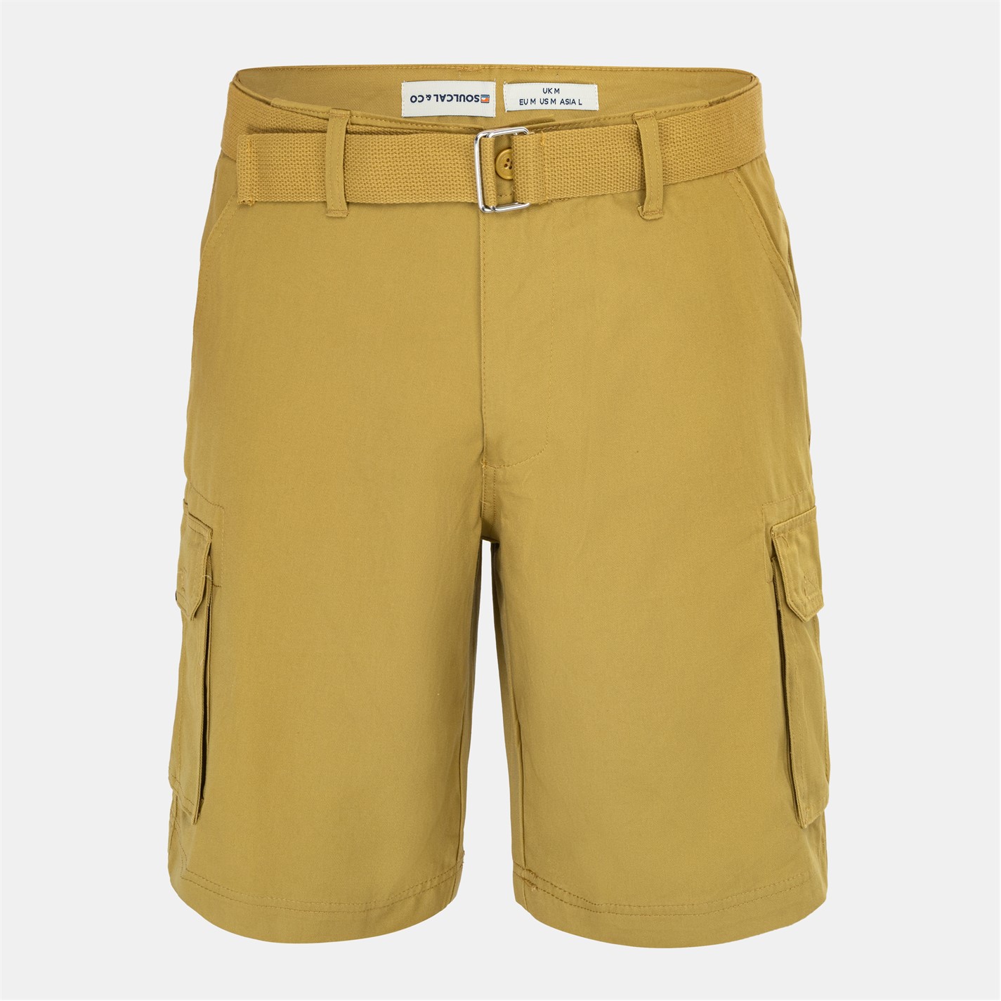 Kraťasy SoulCal Brown 9950860 Washed Short Mens - 1