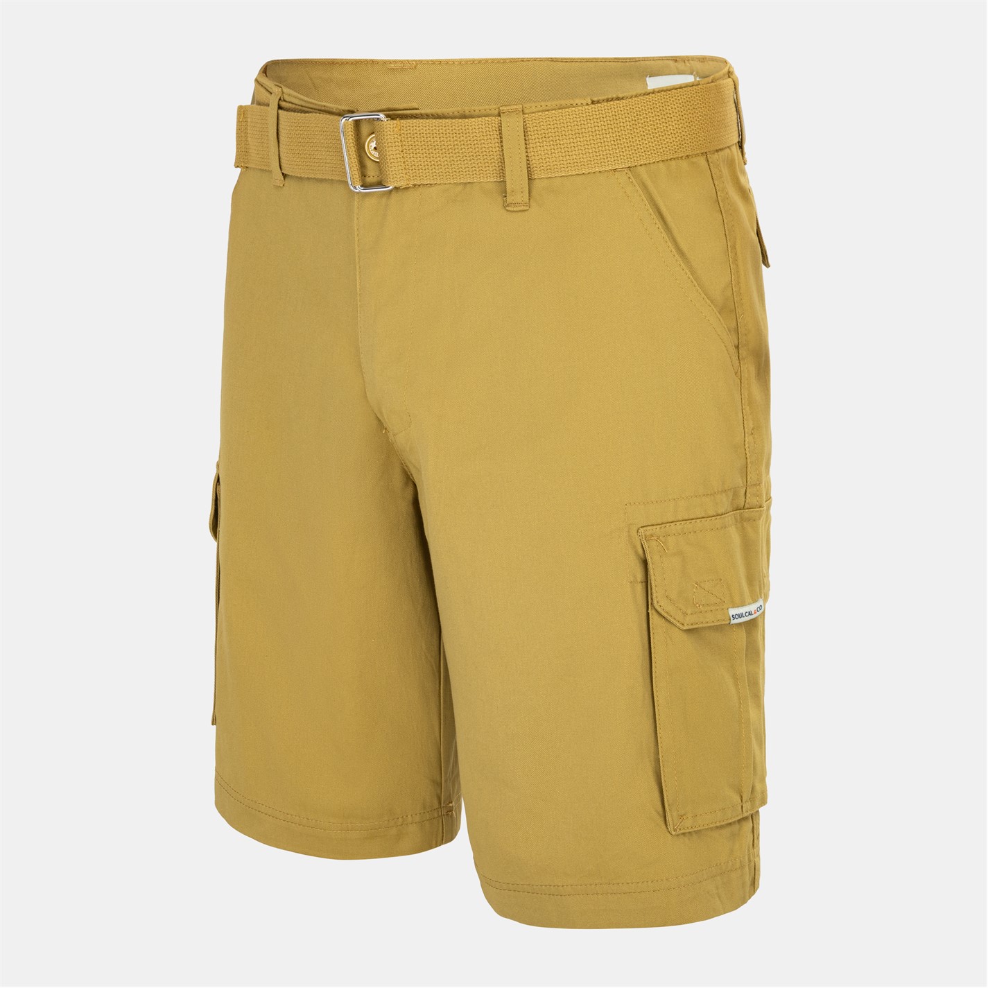 Kraťasy SoulCal Brown 9950860 Washed Short Mens - 3