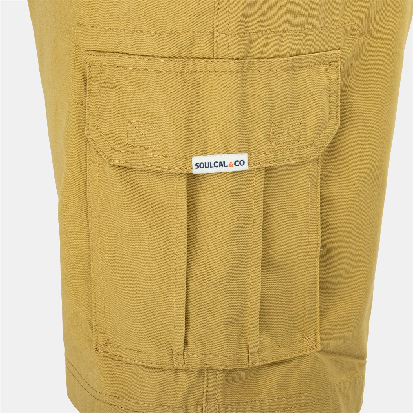 Kraťasy SoulCal Brown 9950860 Washed Short Mens - 6