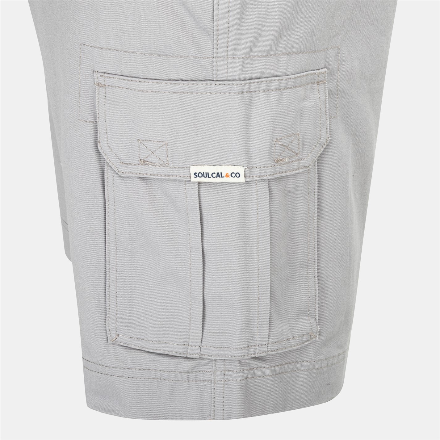 Kraťasy SoulCal Silver 6971389 Washed Short Mens - 6