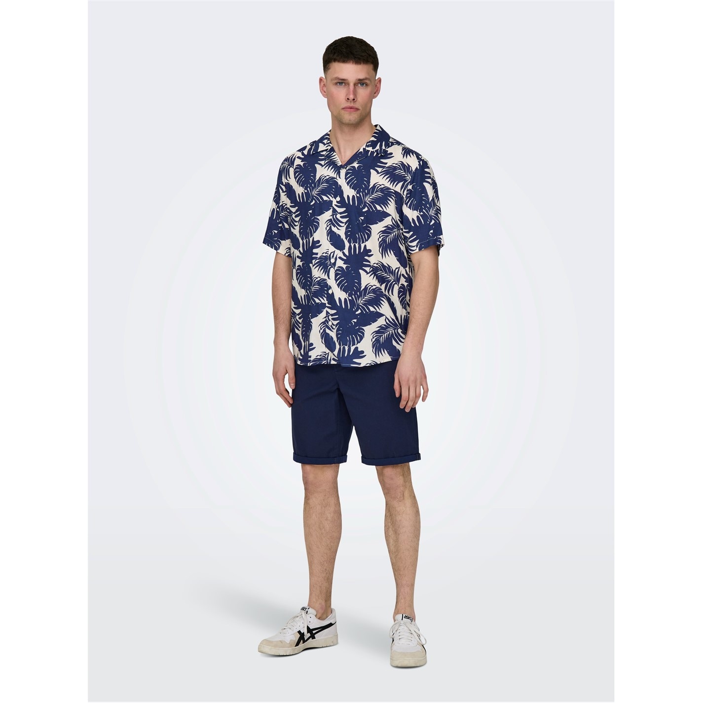 Kraťasy Only Dark Navy 603520 Men's Chino Shorts - 1
