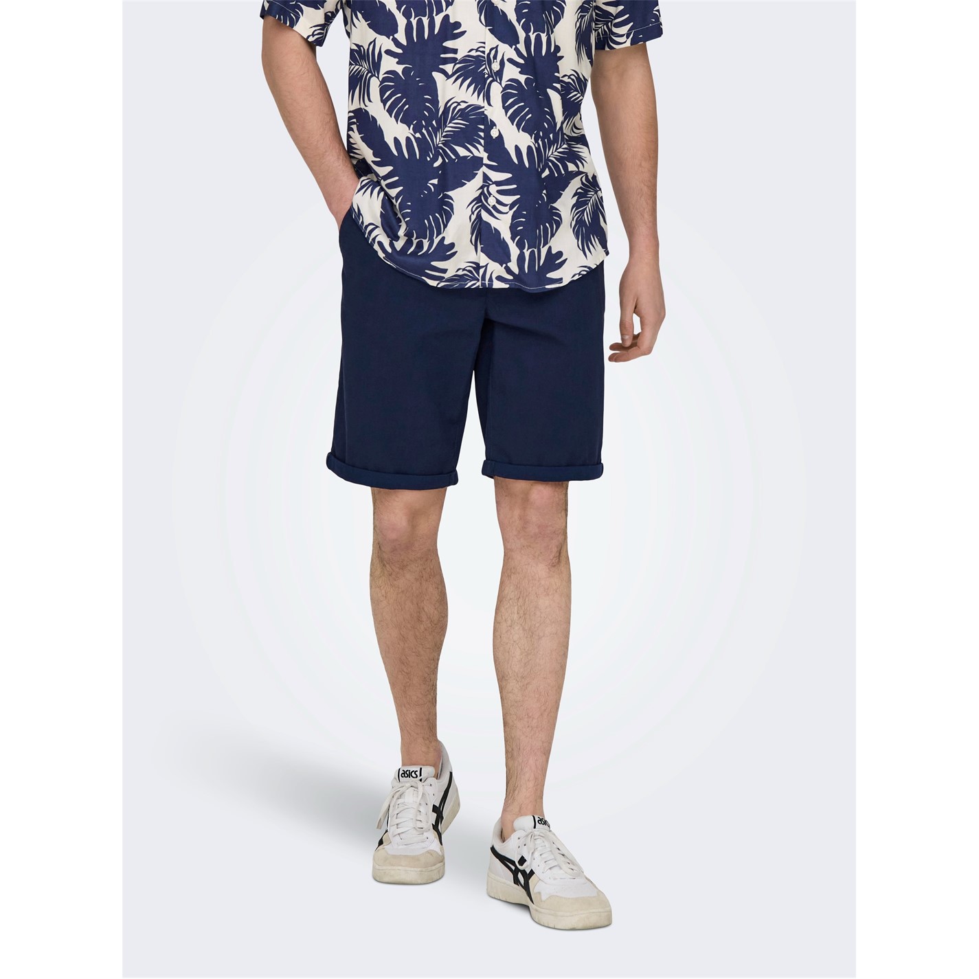 Kraťasy Only Dark Navy 603520 Men's Chino Shorts - 2
