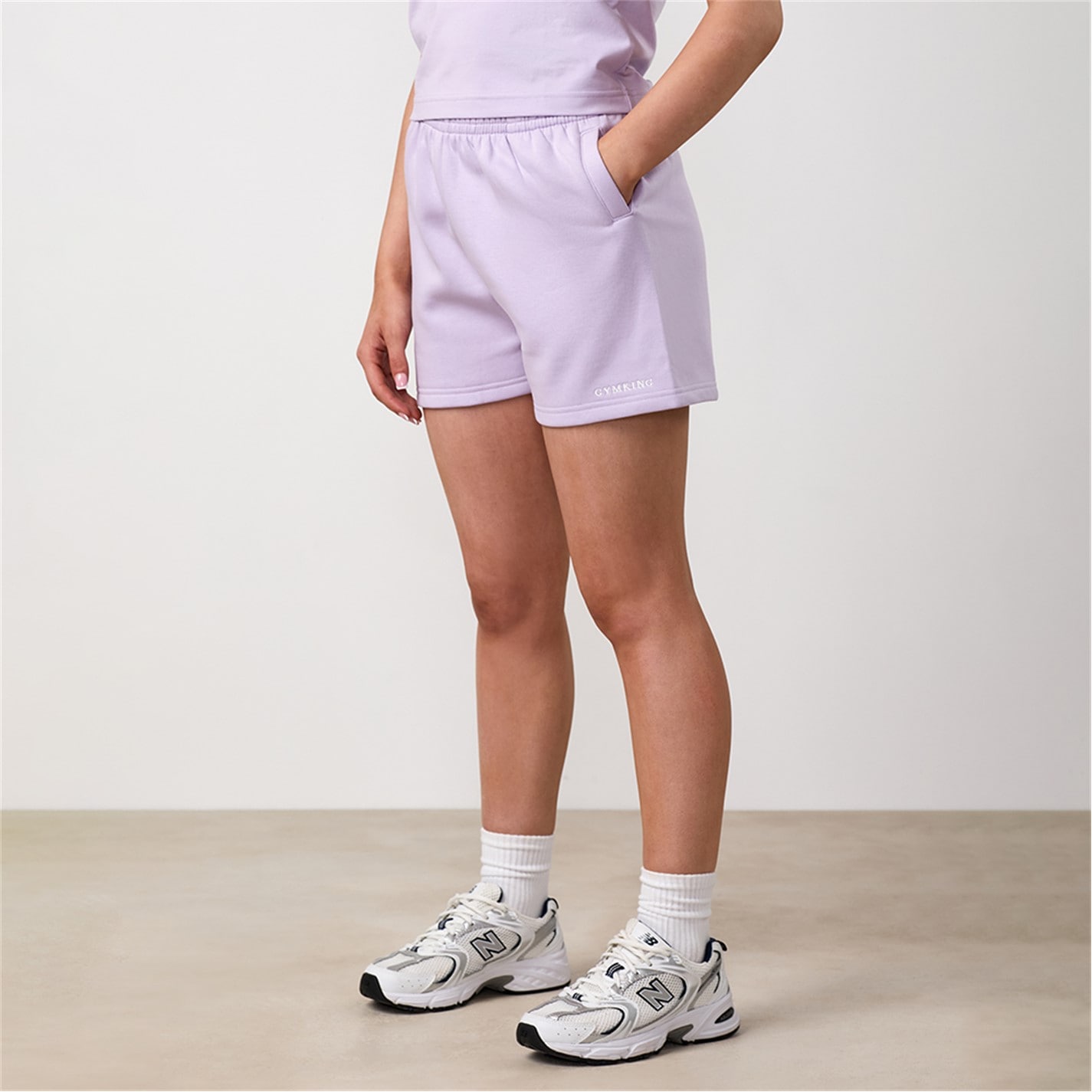Gym King Hyacinth 7283079 Kids 365 Fleece Short - Hyacinth - 3