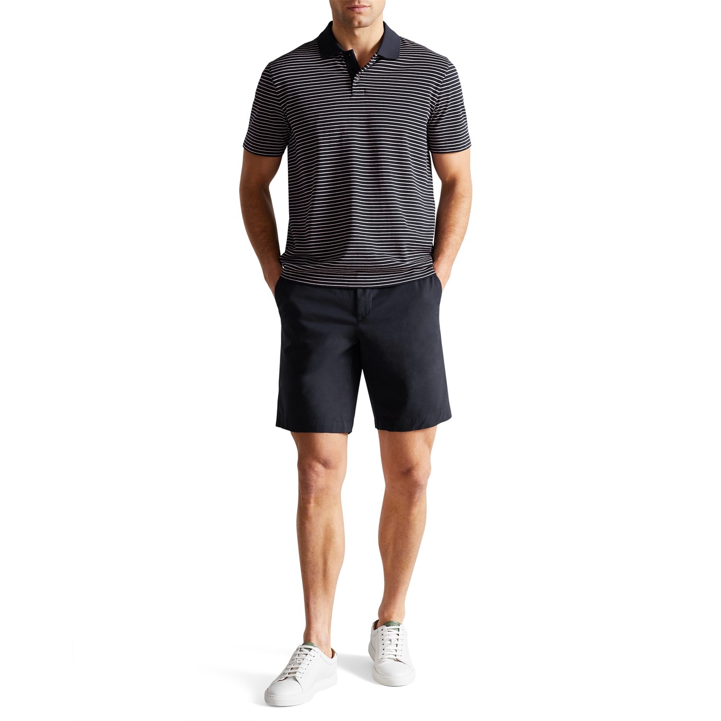 Kraťasy Ted Baker Dk Navy 6149689 Ashford Chino Shorts - 2