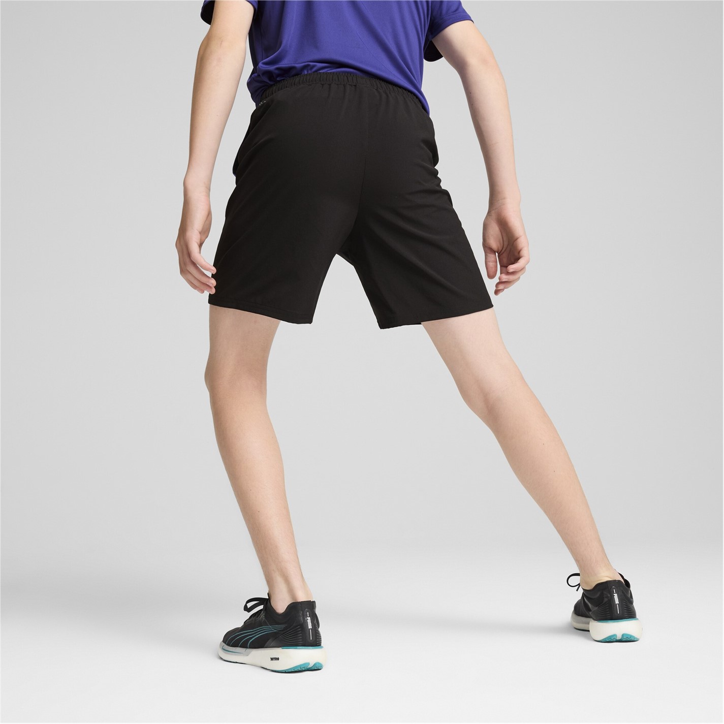 Puma Puma Black 7370312 Unisex Kids' Fit Everyday Performance Gym Shorts - 3