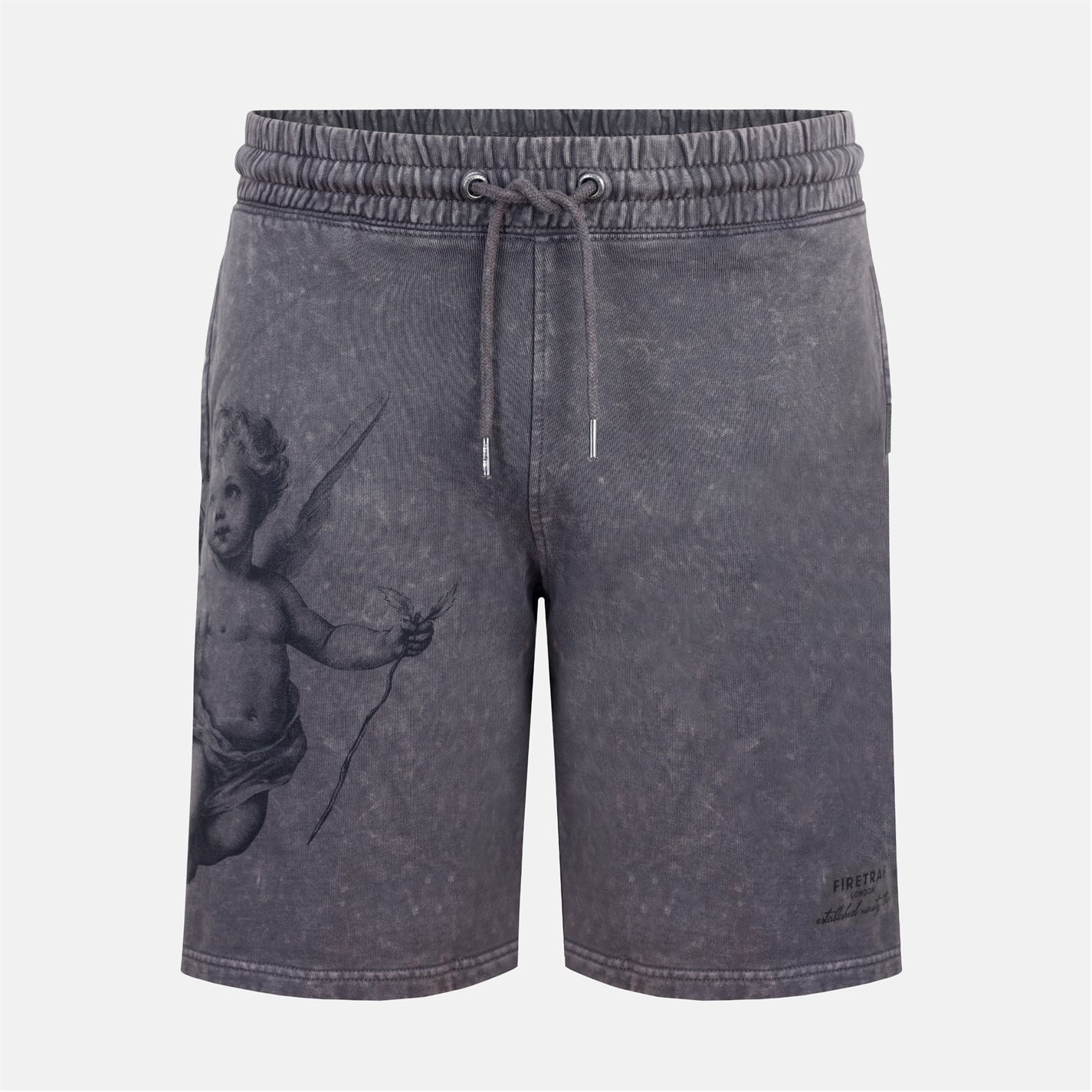 Kraťasy Firetrap Charcoal 5771473 Men's Cherub Fleece Jogger Shorts - 1