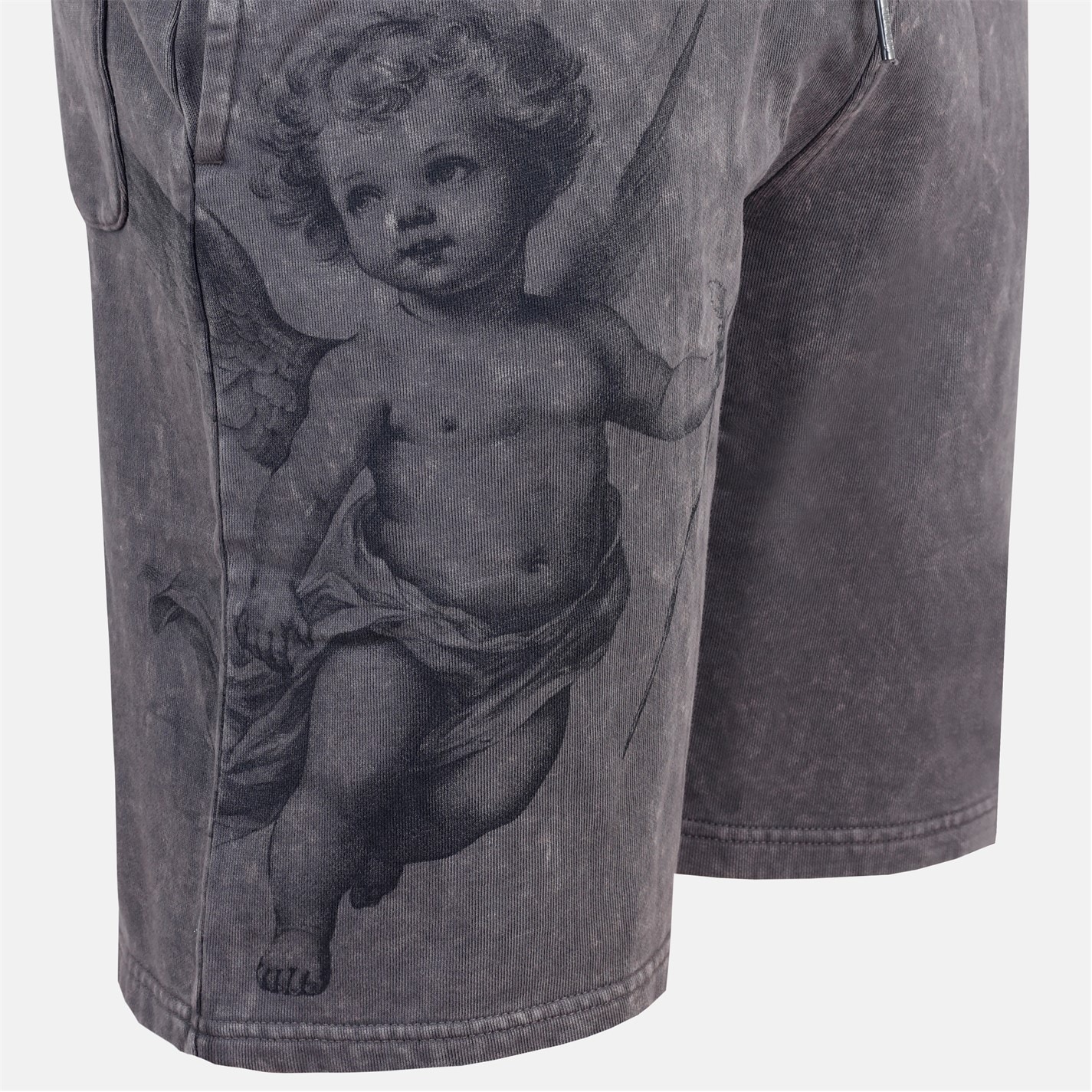Kraťasy Firetrap Charcoal 5771473 Men's Cherub Fleece Jogger Shorts - 4