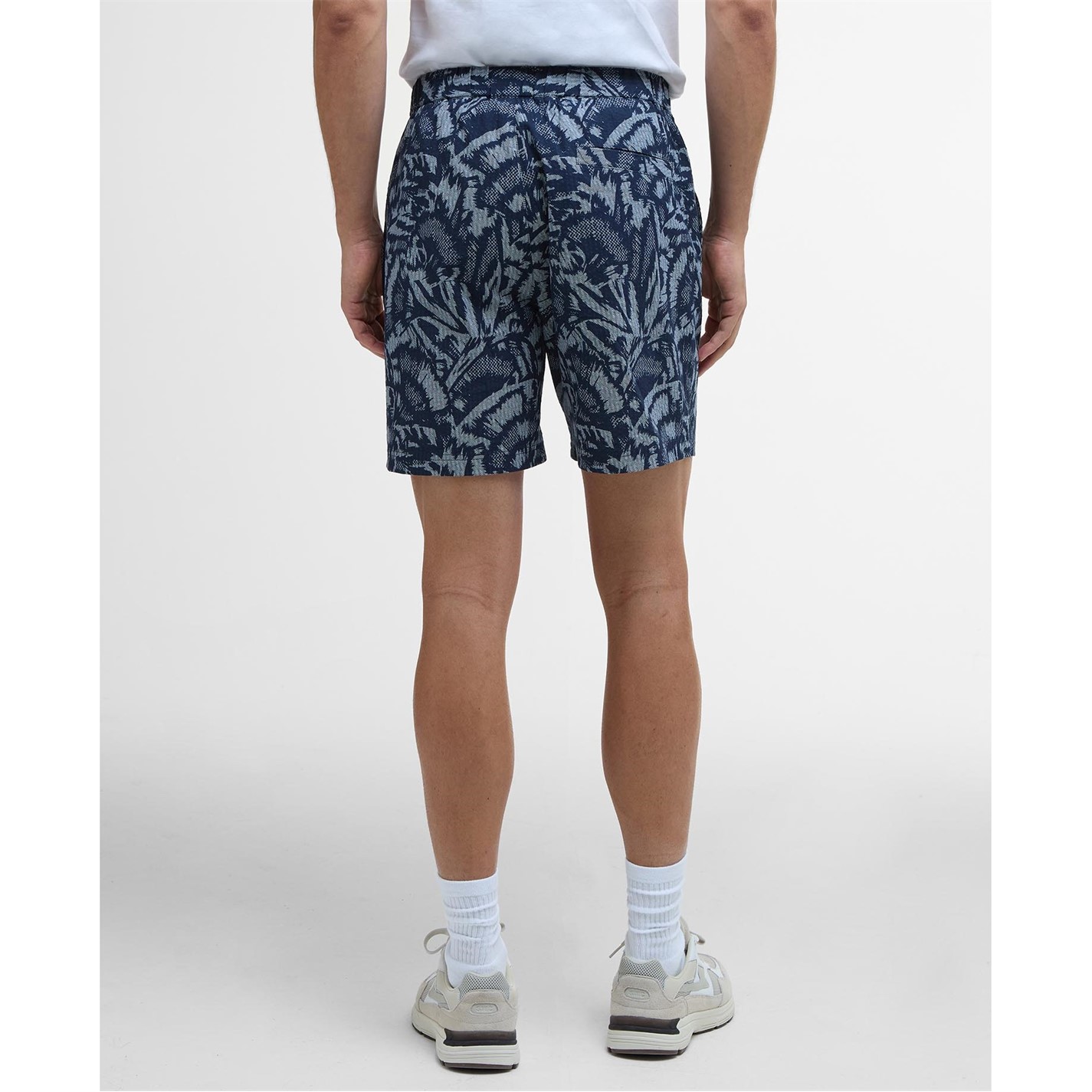 Kraťasy Barbour International Navy 6603754 Men's B.Intense Kew All Over Print Tailored Fit Chino Shorts - 3