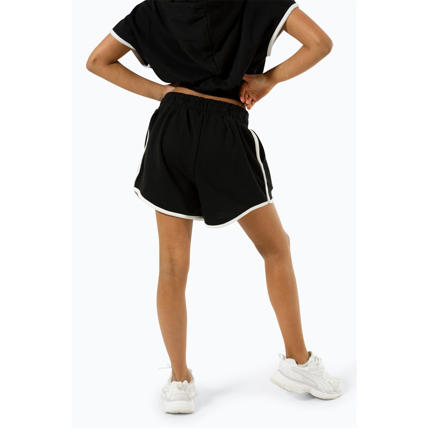Hype Black 4631228 Fleece Jogger Shorts - 2
