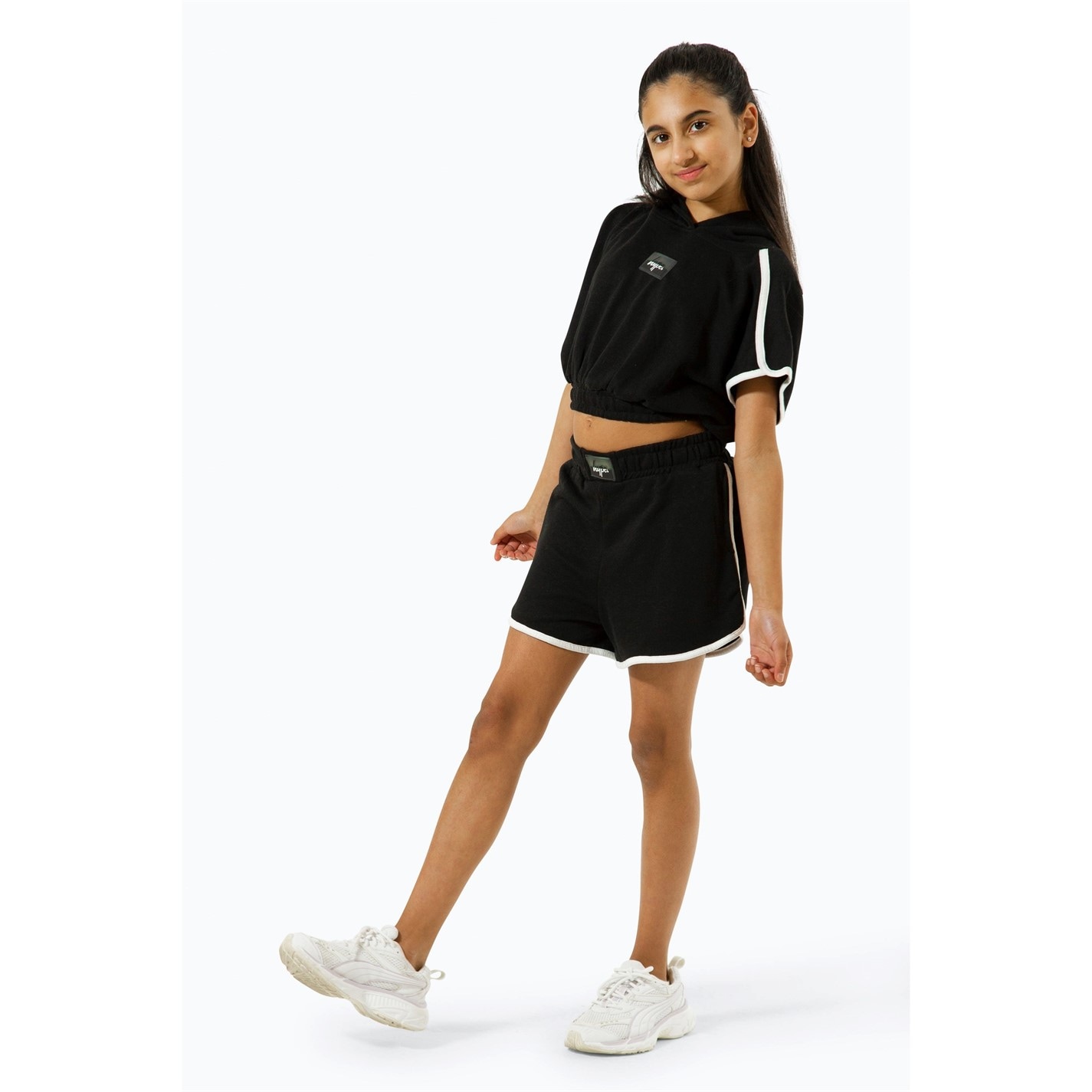 Hype Black 4631228 Fleece Jogger Shorts - 3
