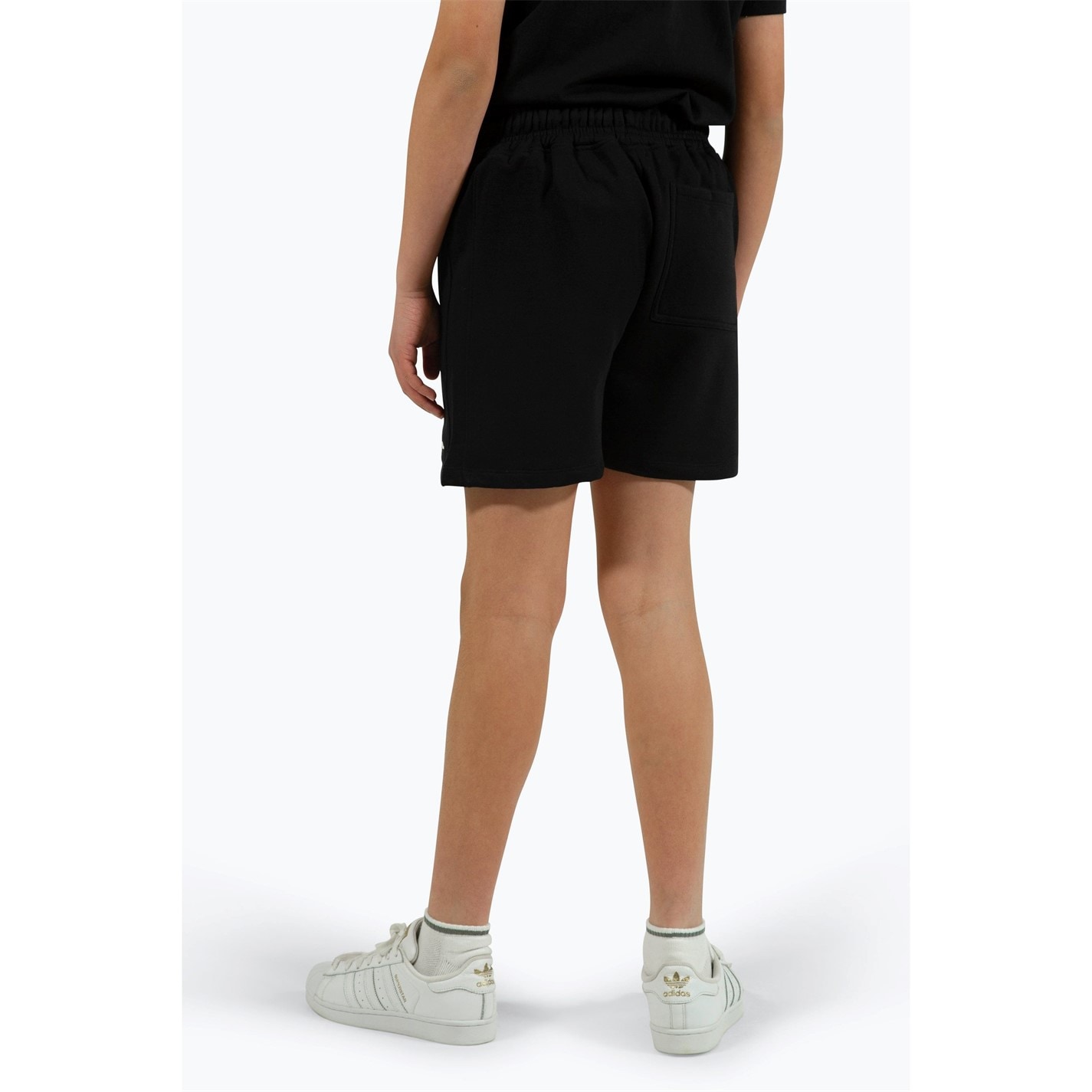Hype Black 6189181 Scribble Fleece Jogger Shorts - 4