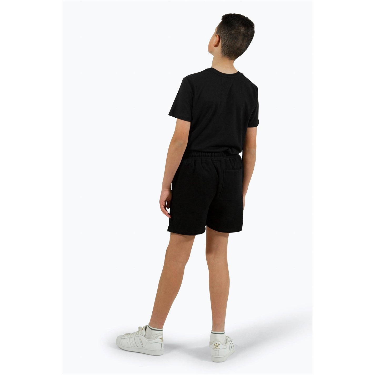 Hype Black 6189181 Scribble Fleece Jogger Shorts - 5