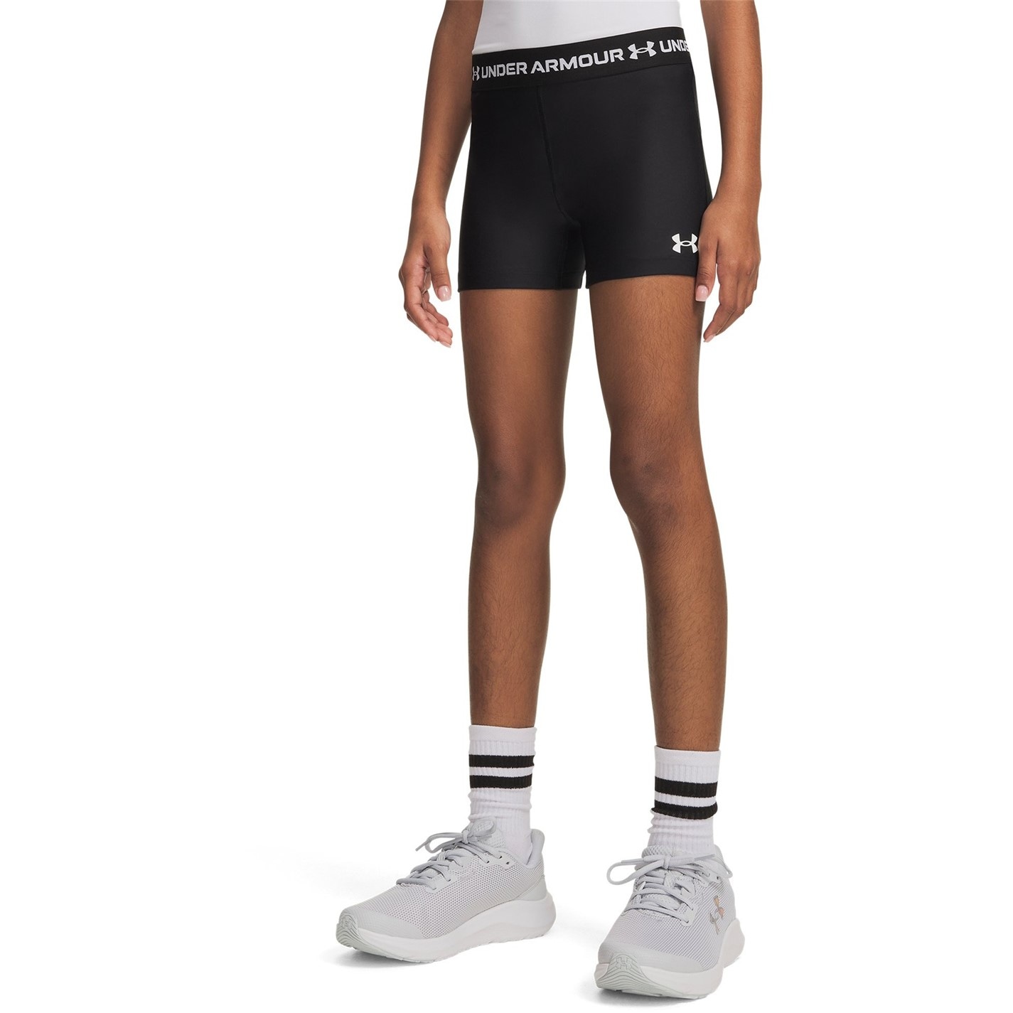 Under Armour Black 7913046 Kids HeatGear® Performance Gym Shorts - 3