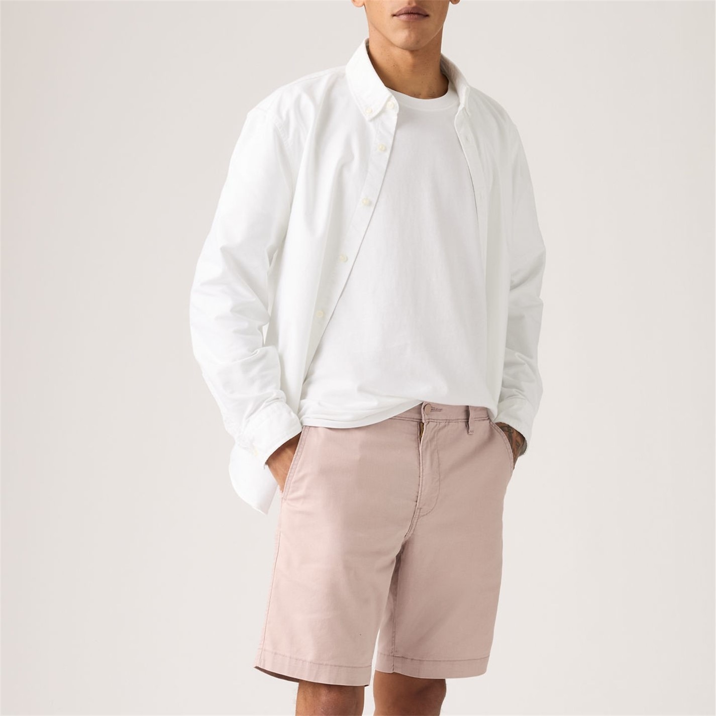 Kraťasy Levis Fawn 5677332 Men's Kano Blue Chino Shorts - 4