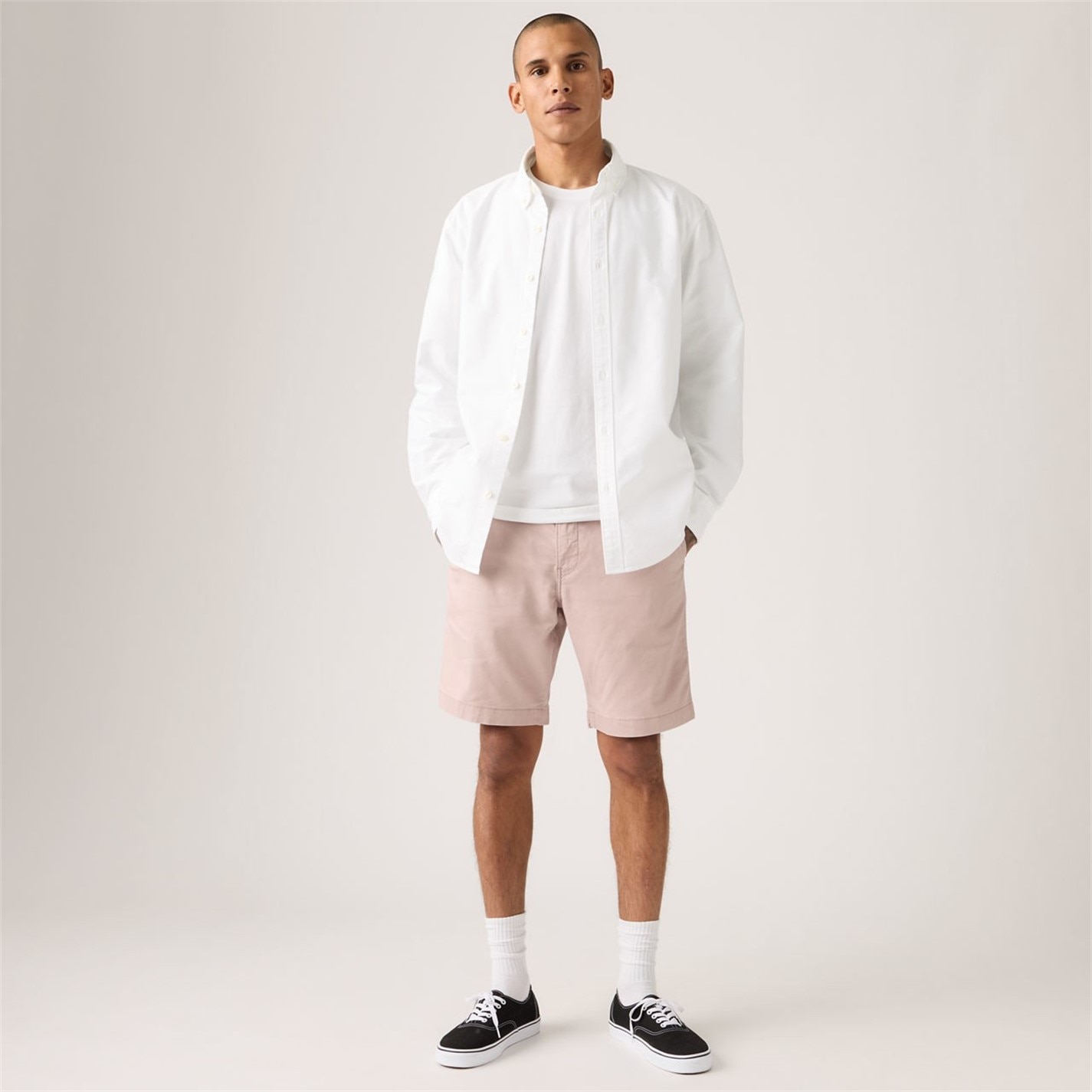 Kraťasy Levis Fawn 5677332 Men's Kano Blue Chino Shorts - 6
