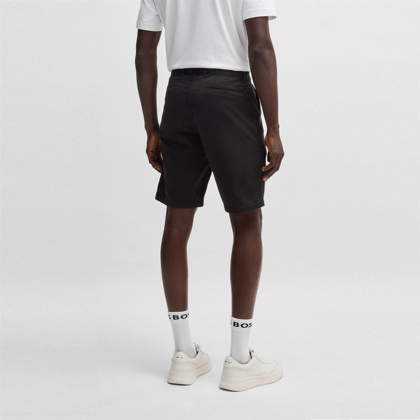 Kraťasy Boss Black 001 140426 Mens BOSS ORANGE Chino Slim Shorts - 3