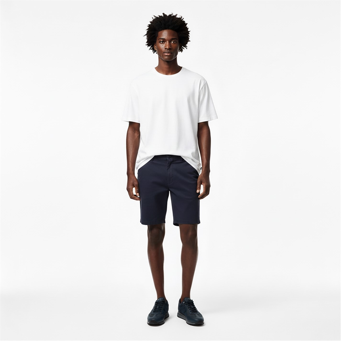 Kraťasy Boss Black 001 639896 Mens BOSS BLACK Chino Shorts with Tonal Logo - 6