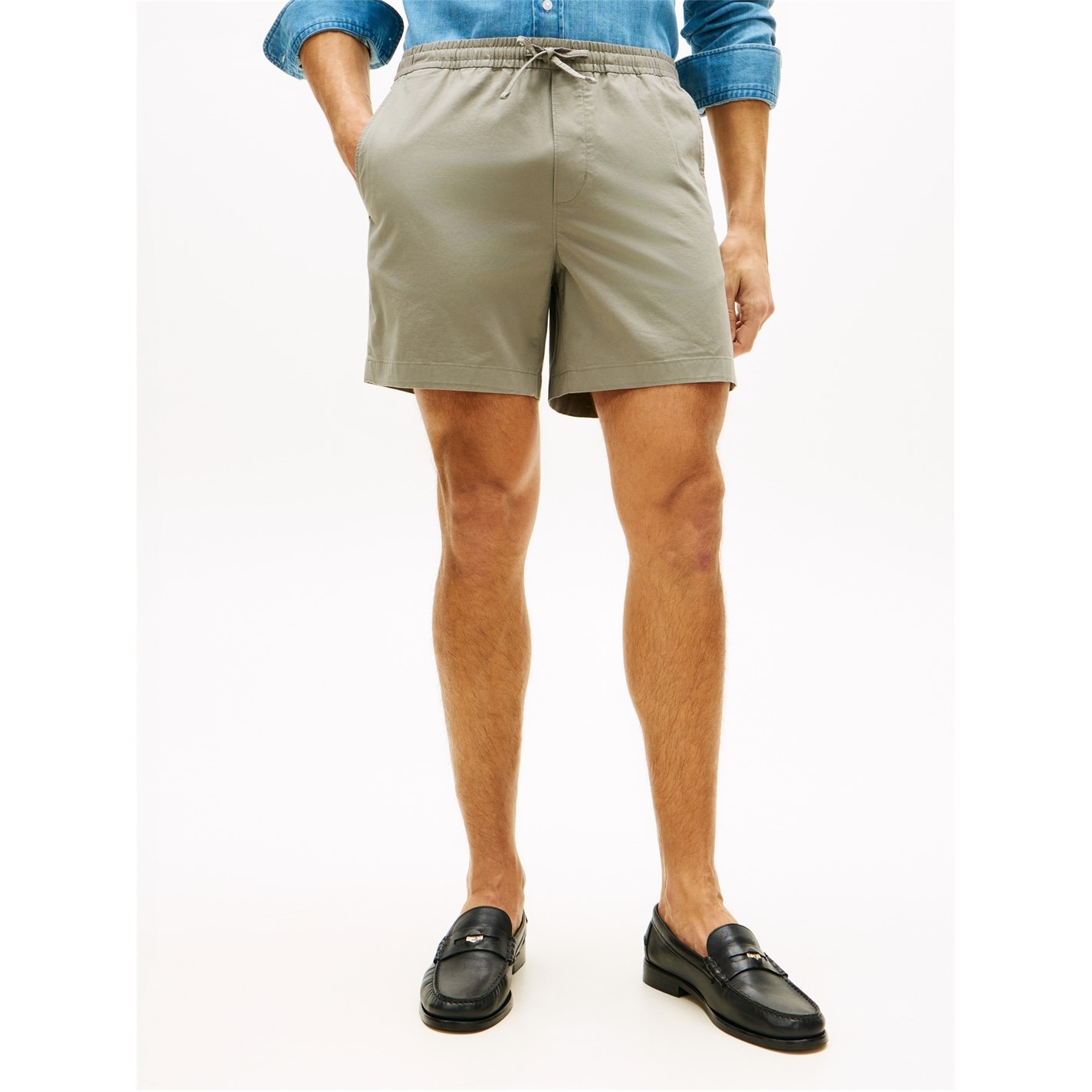 Kraťasy Tommy Hilfiger Hydrogen Grey 5756526 Men's Chino Shorts - 2