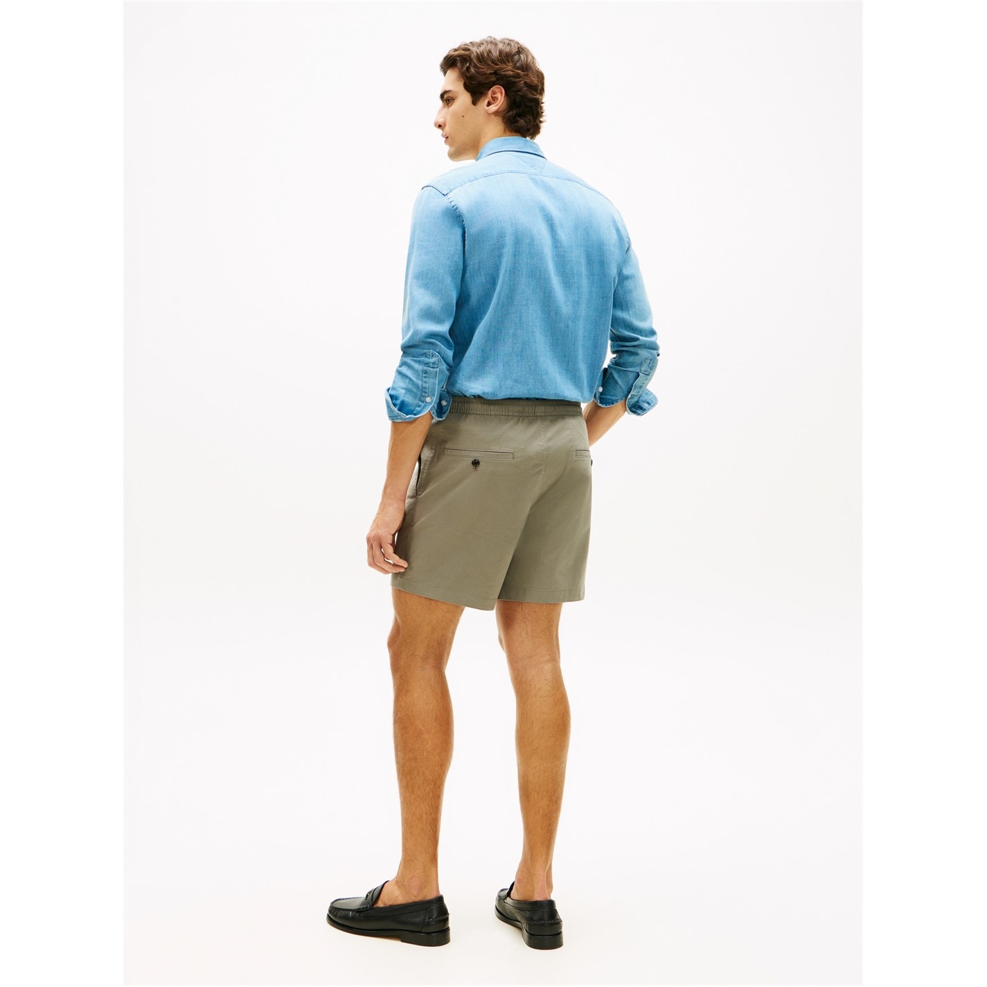 Kraťasy Tommy Hilfiger Hydrogen Grey 5756526 Men's Chino Shorts - 5